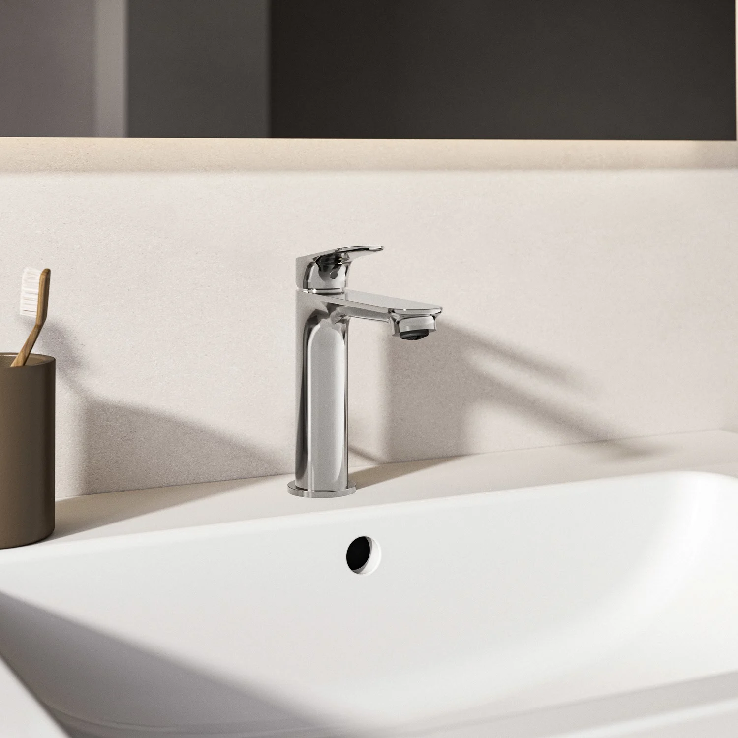 Ideal Standard Ceralife O  Bateria umywalkowa H120 Zestaw odpływowy z drążkiem Zdjęcie 3