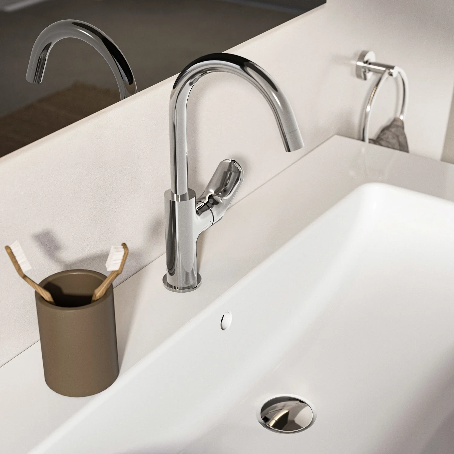 Ideal Standard Ceralife O  Bateria umywalkowa H200 bez zestawu odpływowego Zdjęcie 4
