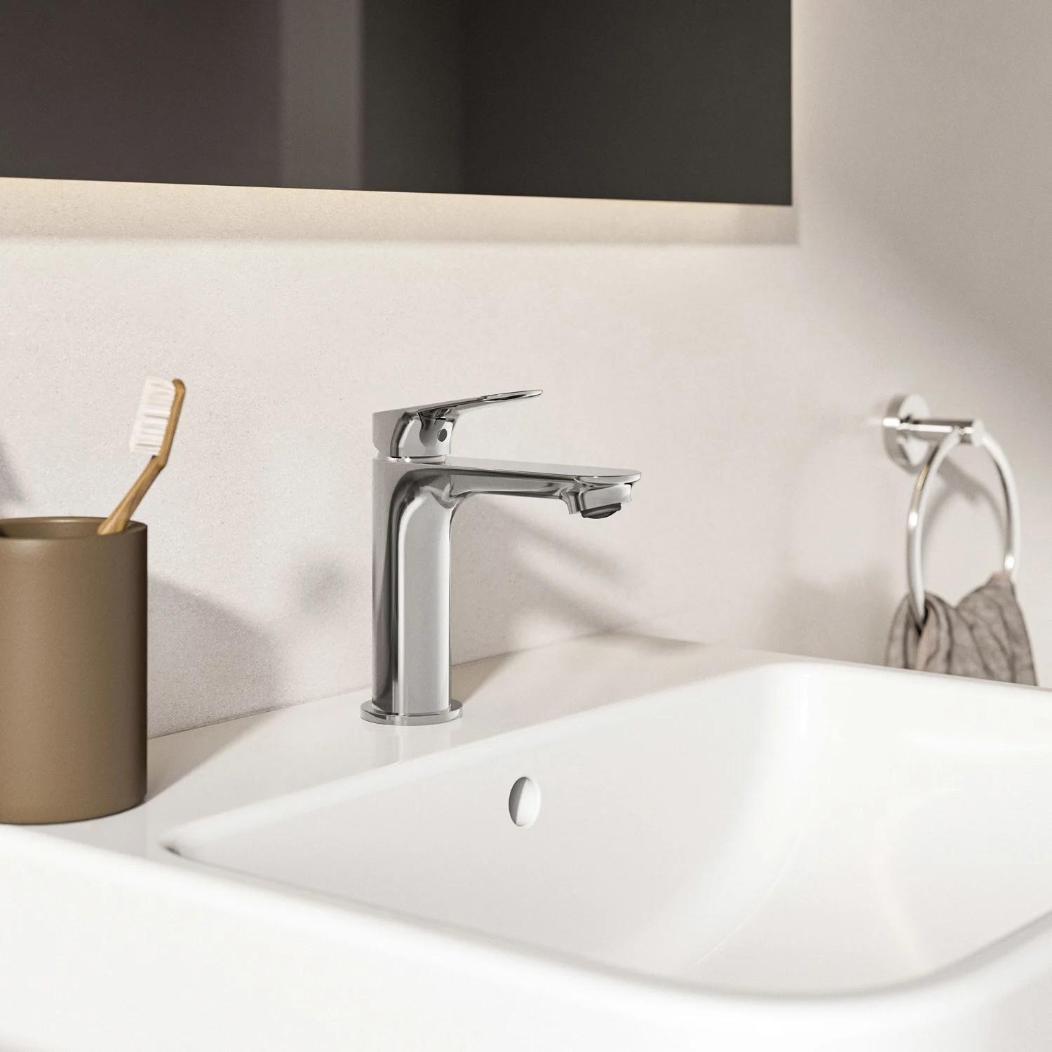 Ideal Standard Ceralife O  Bateria umywalkowa H75 BlueStart bez zestawu odpływowego Zdjęcie 7