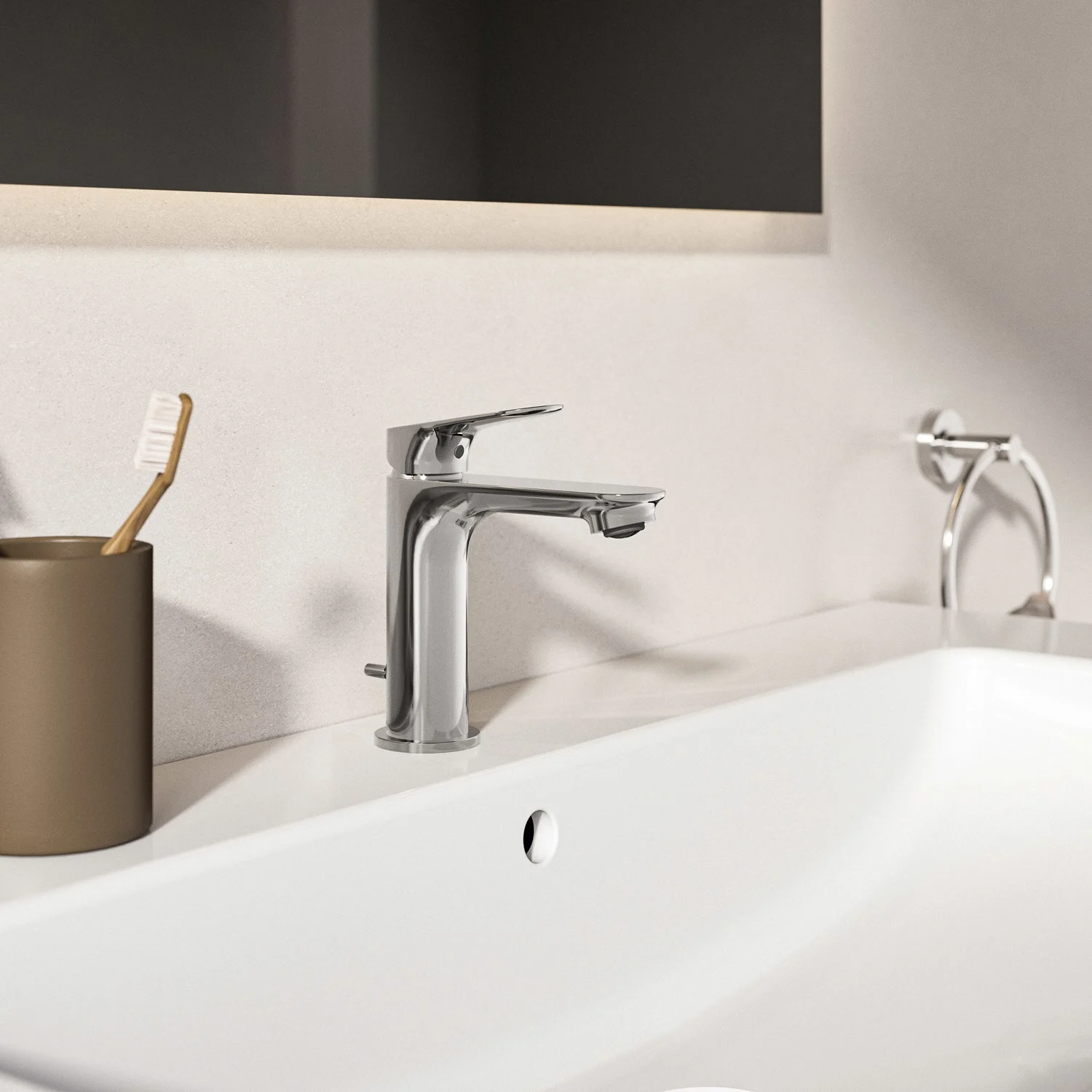 Ideal Standard Ceralife O  Bateria umywalkowa H100 BlueStart Zestaw odpływowy z drążkiem Zdjęcie 6