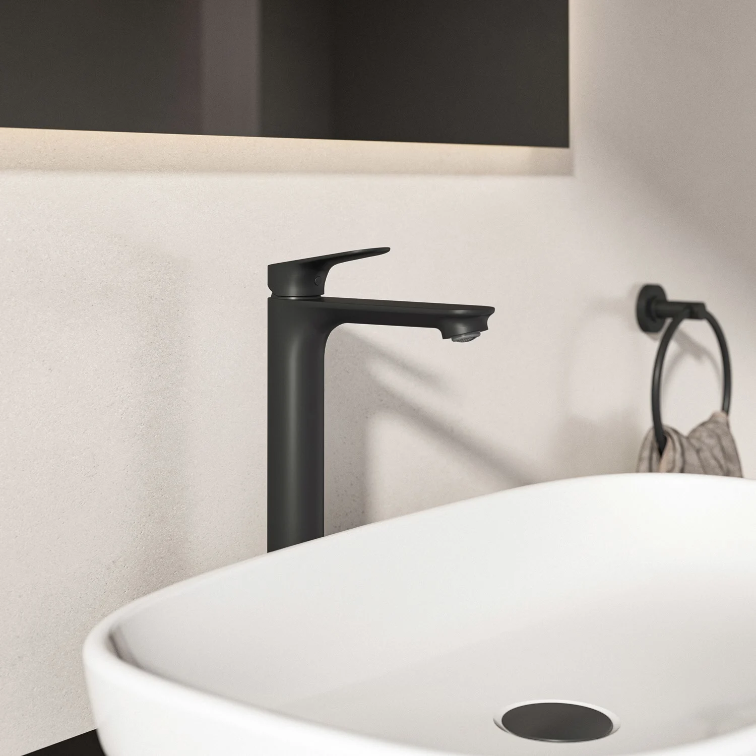 Ideal Standard Ceralife O  Bateria umywalkowa H240 z wydłużoną podstawą BlueStart bez zestawu odpływowego Zdjęcie 6