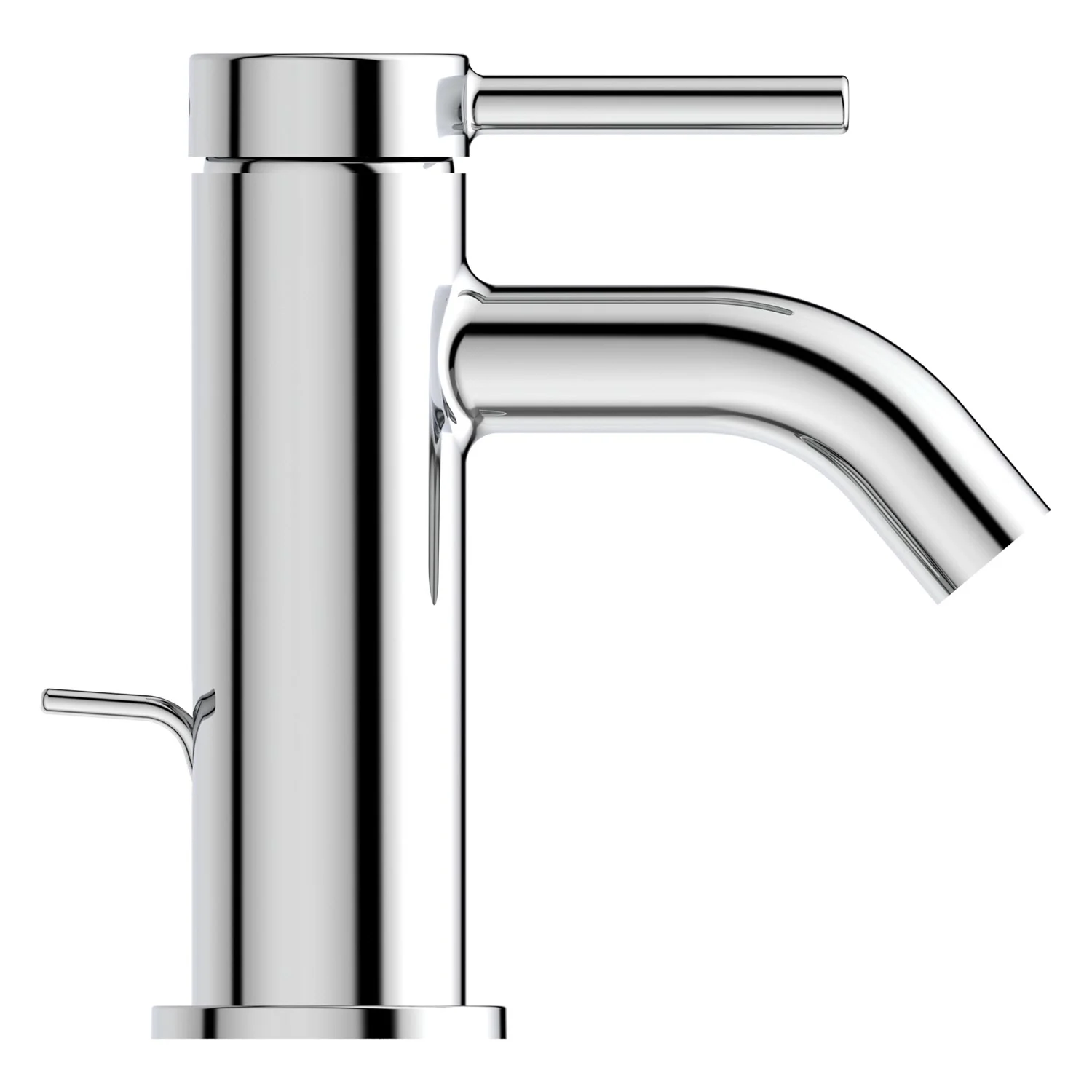 Chromowana bateria umywalkowa widok z boku, Ideal Standard