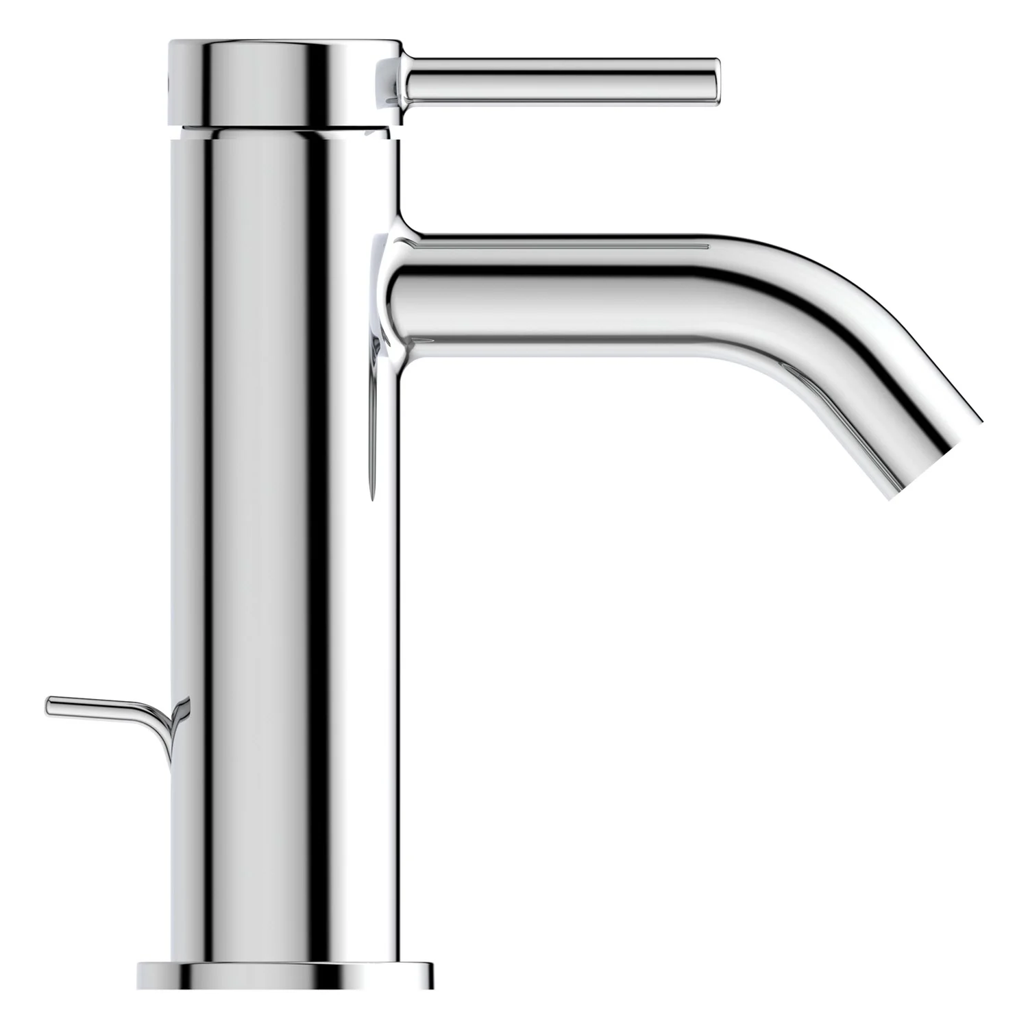 Chromowana bateria umywalkowa widok z boku, Ideal Standard