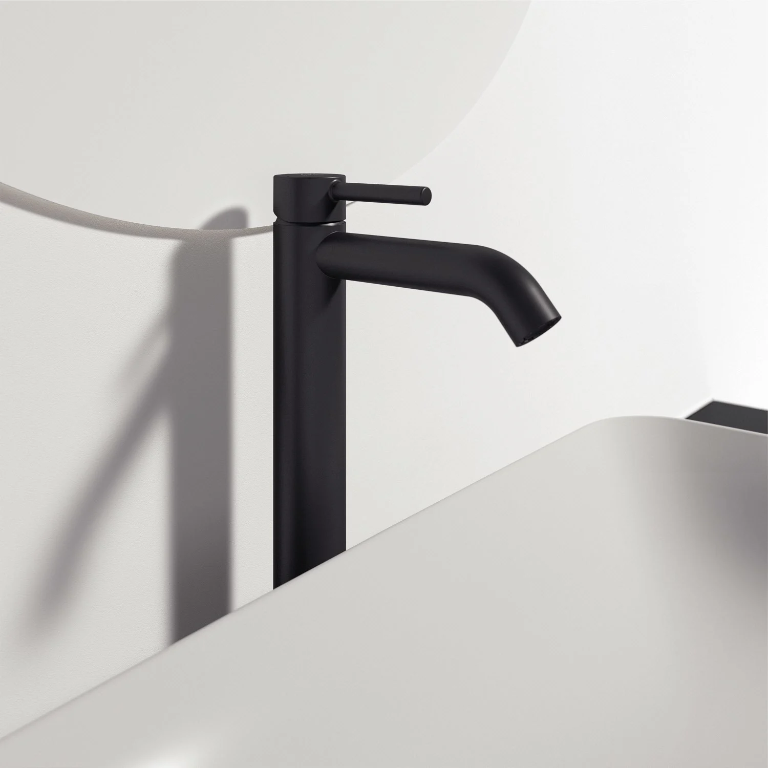 Ideal Standard Ceraline Waschtischarmatur mit verlängertem Sockel, mit Ablaufgarnitur Bild 4