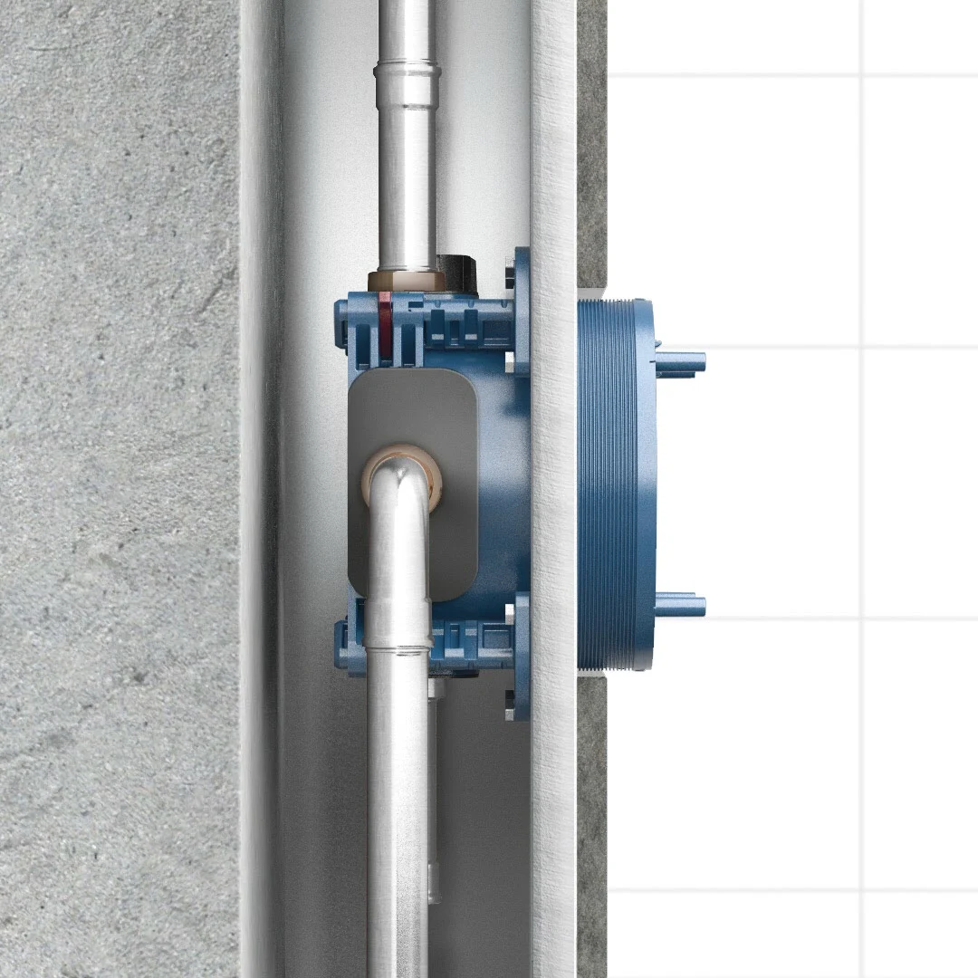 Rysunek techniczny systemu prysznicowego, Ideal Standard