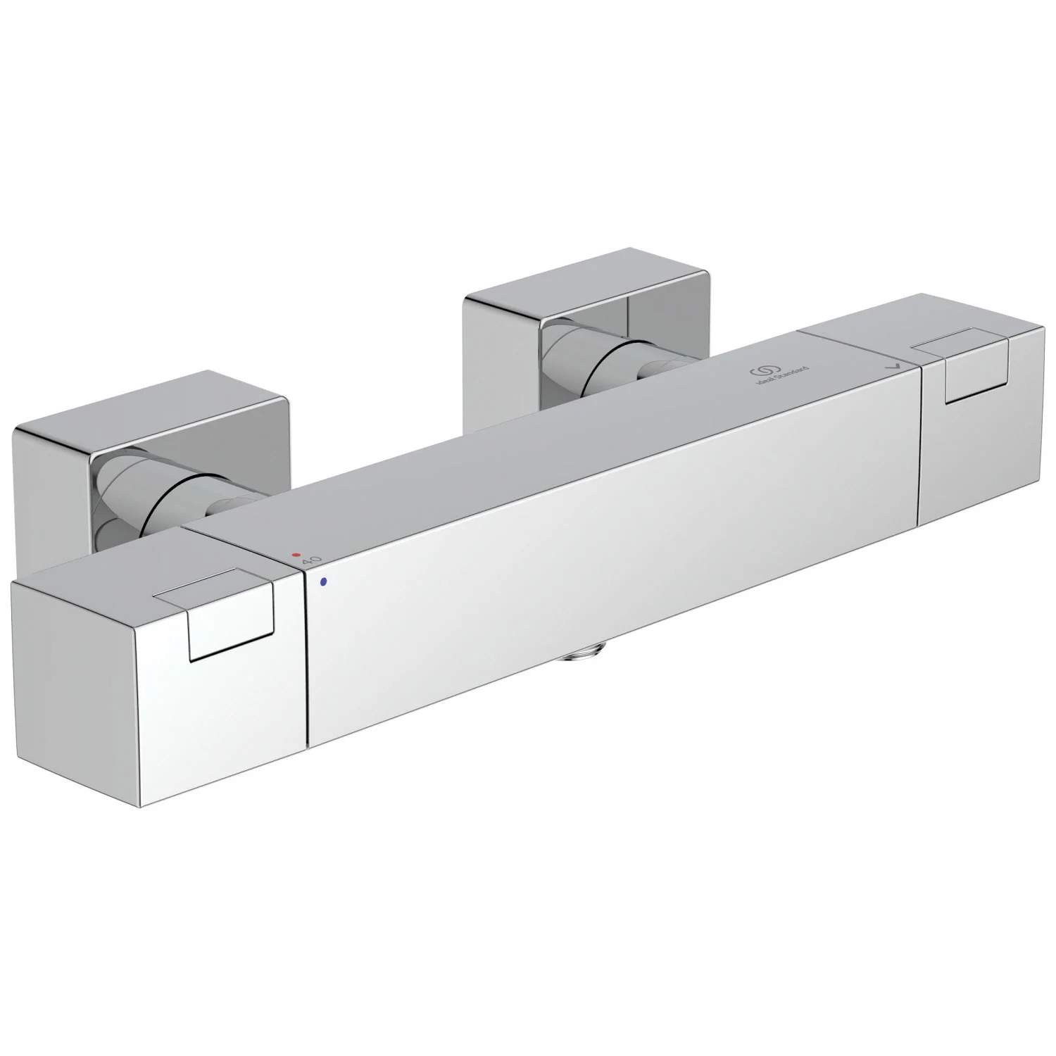 Chromowana armatura prysznicowa widok z boku, Ideal Standard