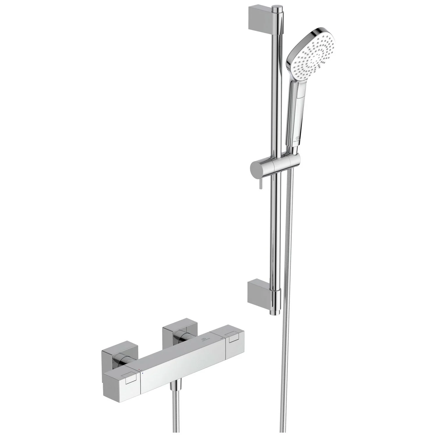 Zestaw prysznicowy z rączką i termostatem, Ideal Standard