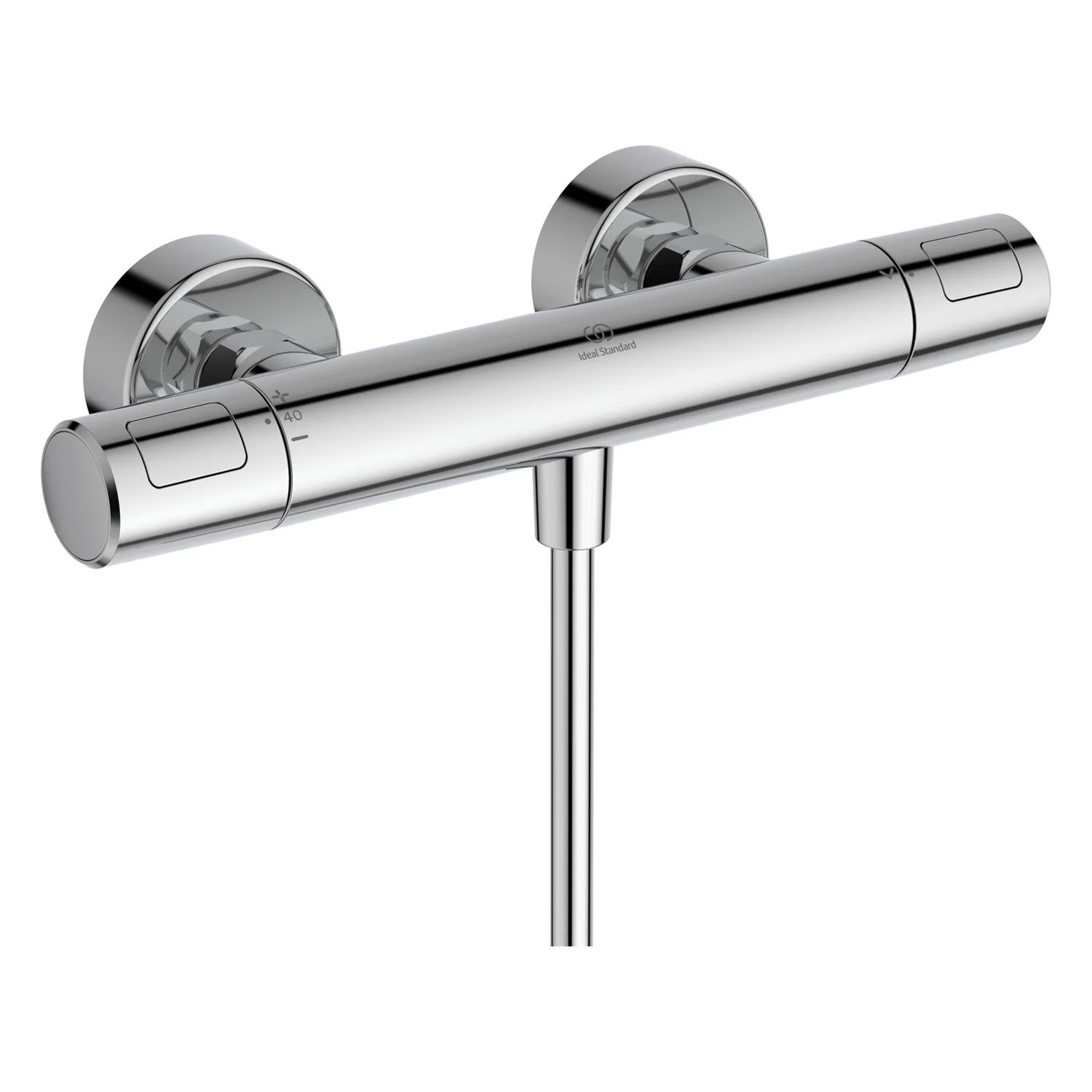 Ideal Standard Ceratherm T25 N Duscharmatur Paket, Handbrause rund, wassersparend Bild 5