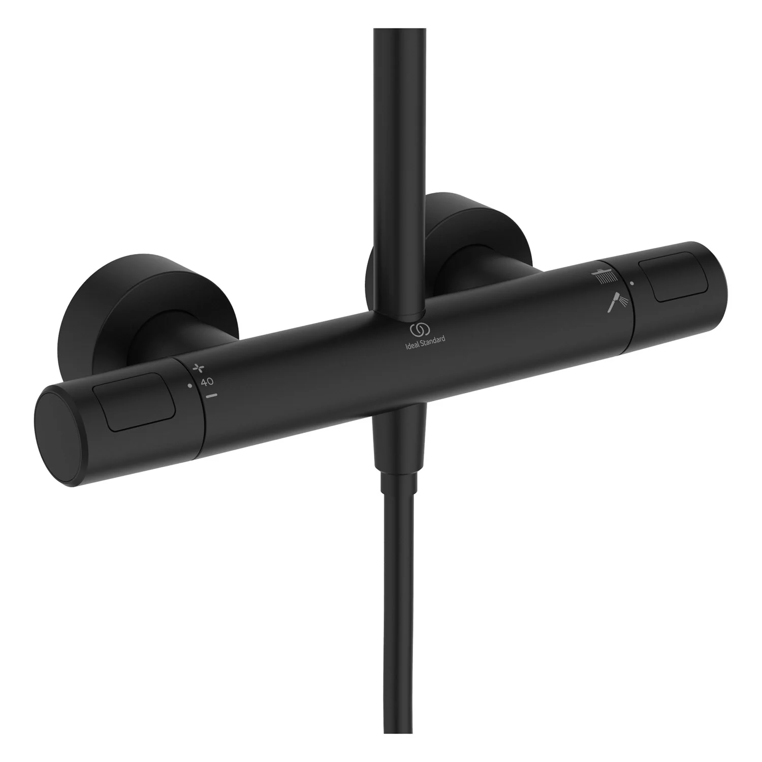System prysznicowy Ideal Standard Ceratherm T25 M, okrągła deszczownica Zdjęcie 7