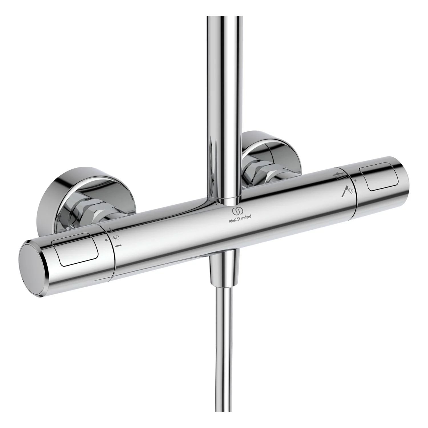 System prysznicowy Ideal Standard Ceratherm T25 N, deszczownica w kształcie prostokąta Zdjęcie 6