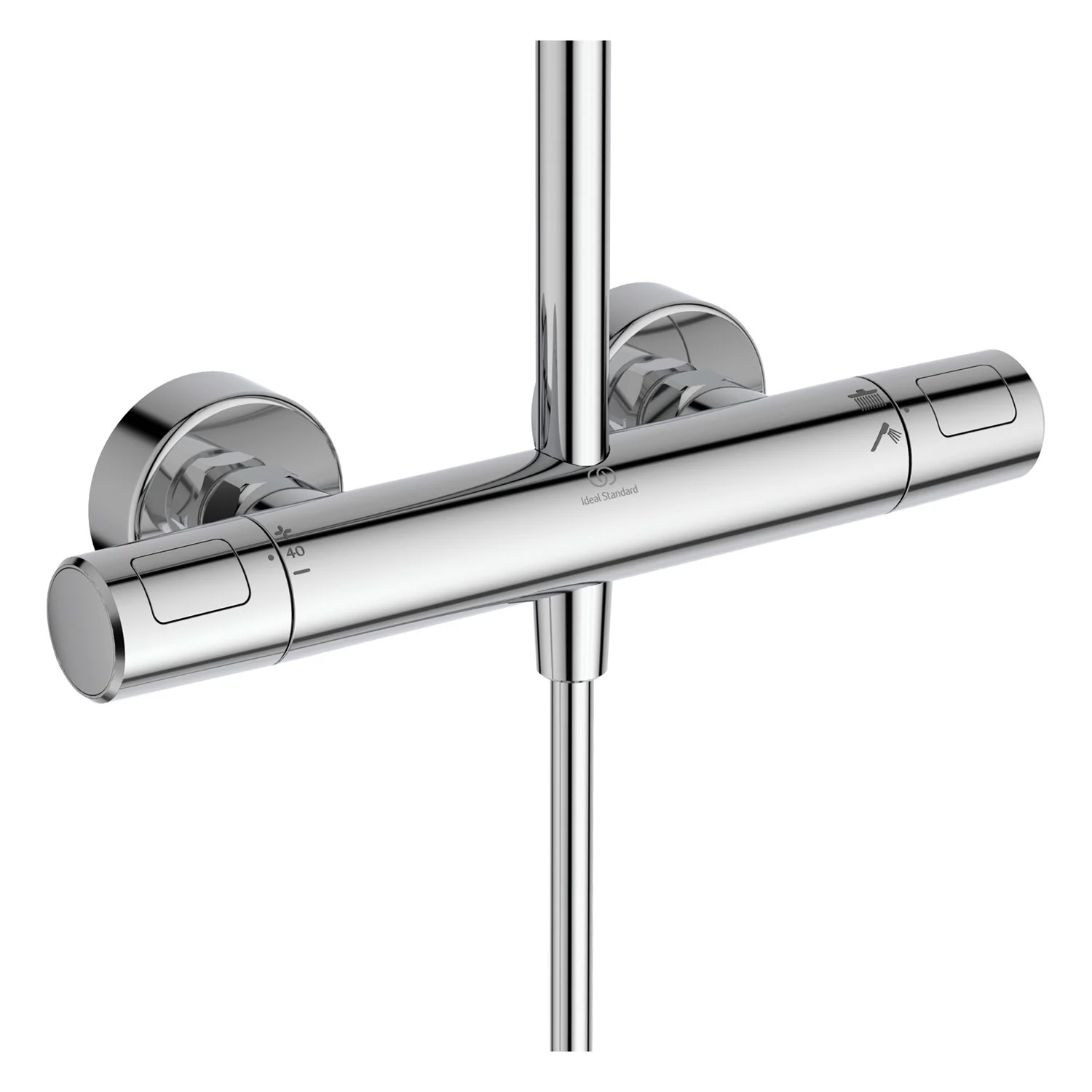 Ideal Standard Ceratherm T25 N Duschsystem, Kopfbrause rund Zdjęcie 7