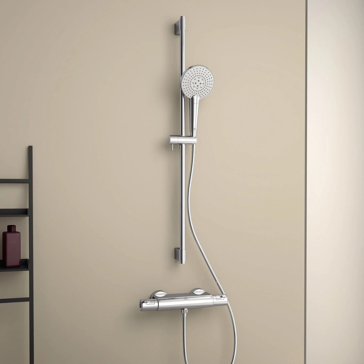 Zestaw prysznicowy z rączką na ścianie, Ideal Standard