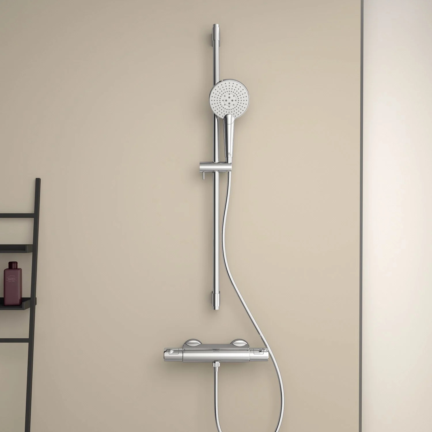 Zestaw prysznicowy z rączką i termostatem, Ideal Standard