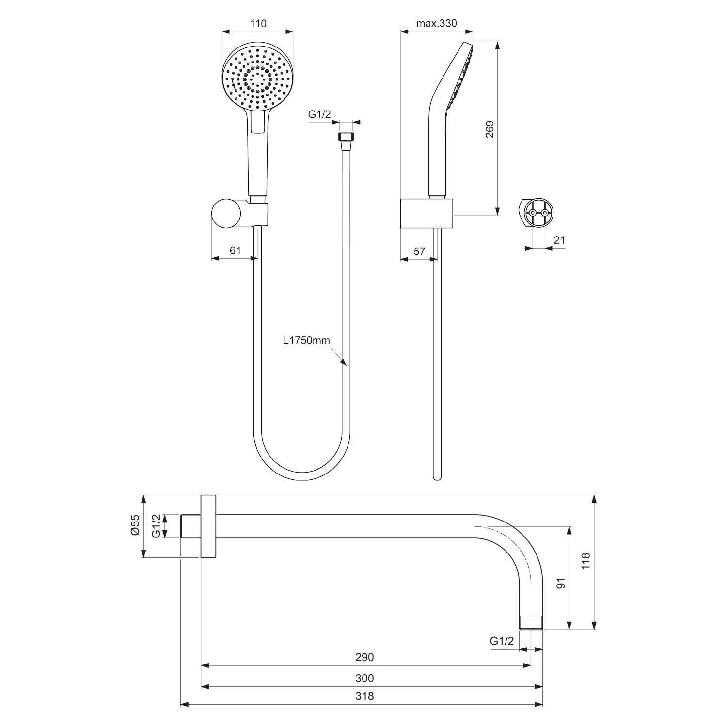 Ideal Standard Ceratherm Navigo Armaturen-Paket 01 Bild 5