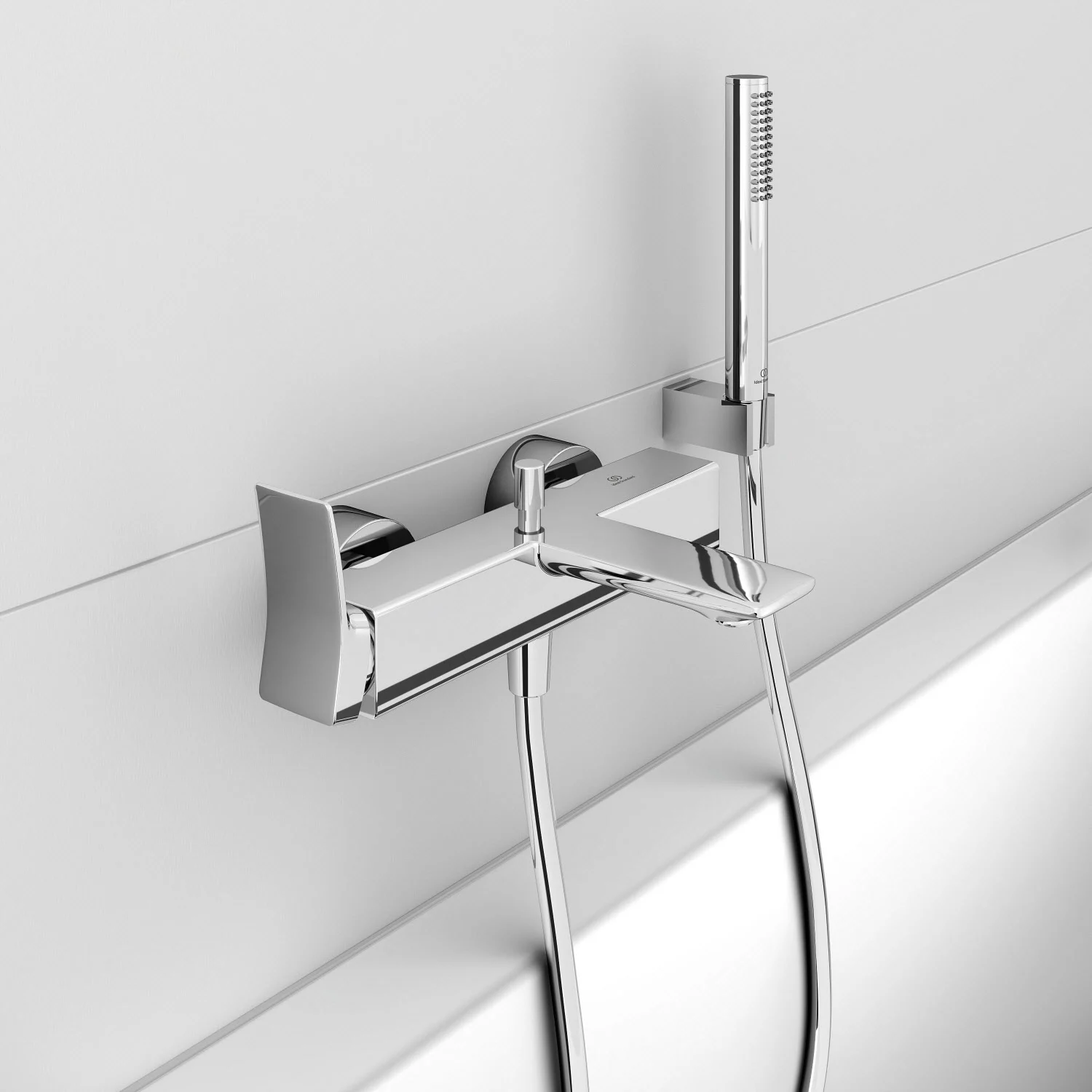 Chromowana bateria łazienkowa na wannie, Ideal Standard