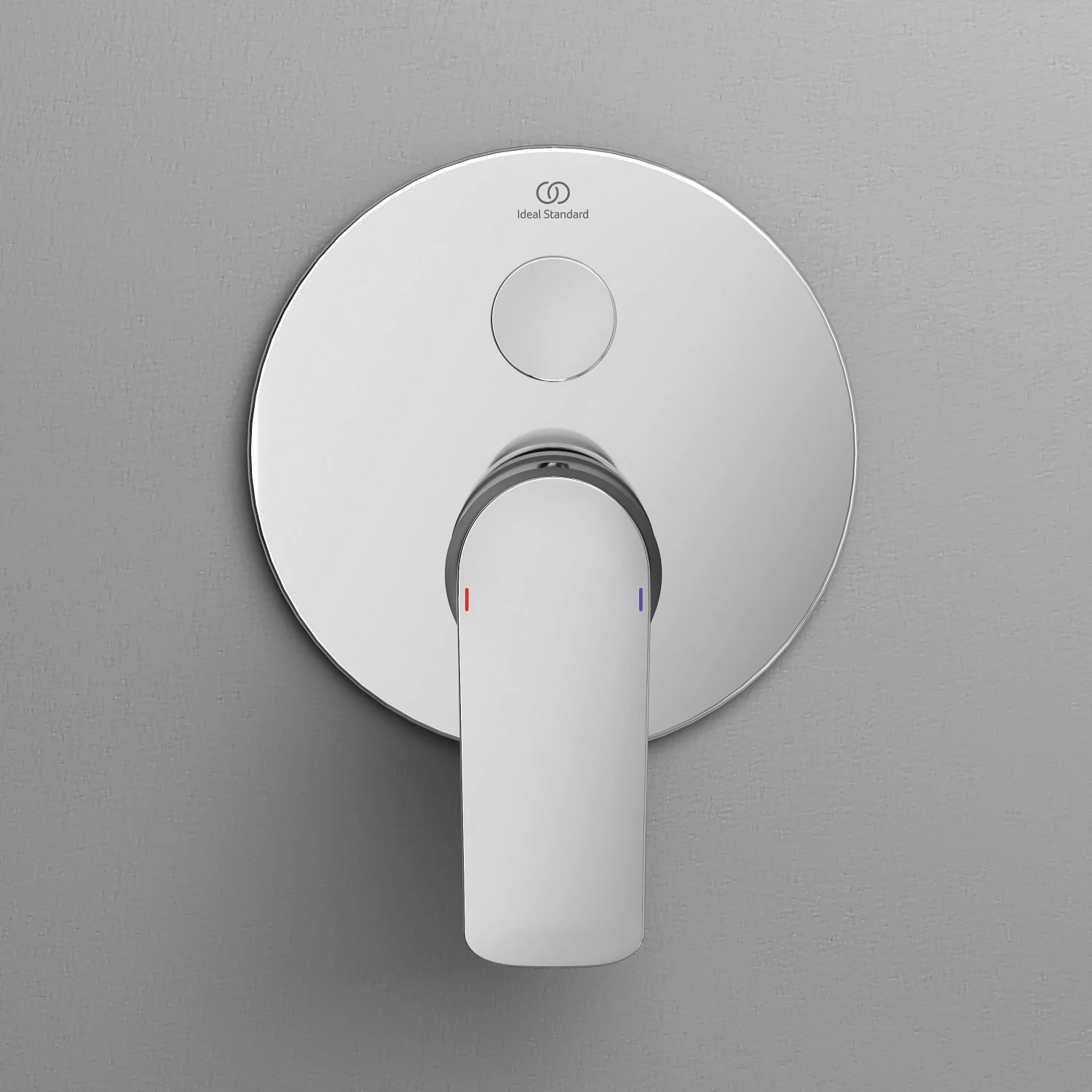 Chromowana armatura prysznicowa z przodu, Ideal Standard