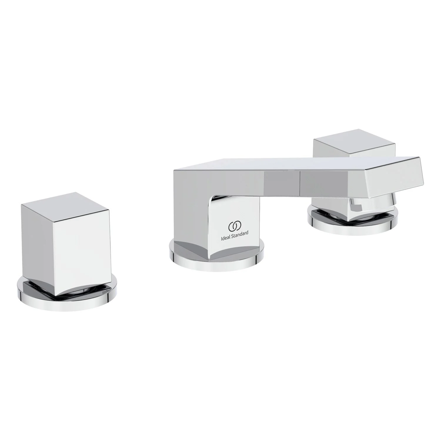 Chromowana bateria umywalkowa z dwoma uchwytami, Ideal Standard