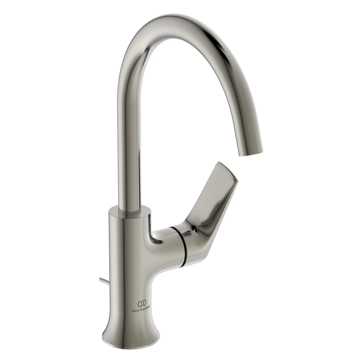Bateria w wyglądzie stali nierdzewnej, widok z boku, Ideal Standard