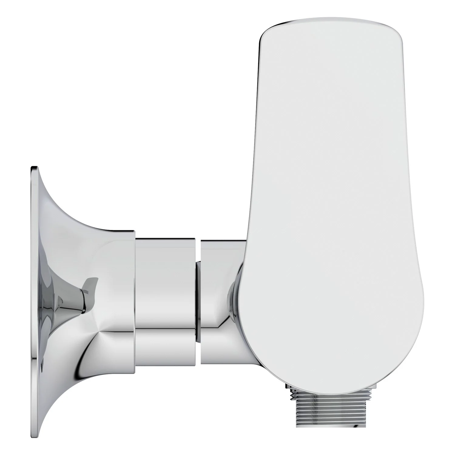 Bateria w błyszczącym chromie, widok z przodu, Ideal Standard