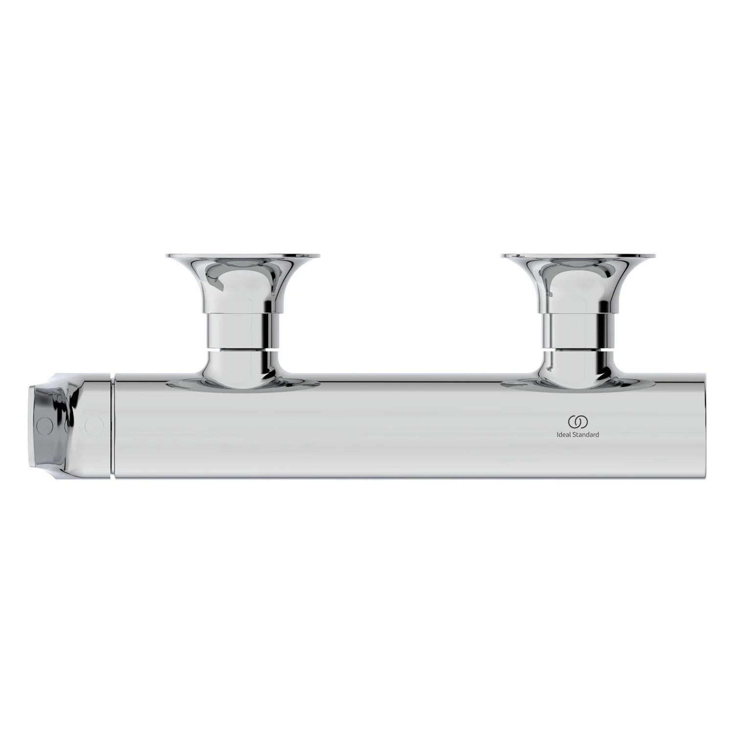 Bateria w błyszczącym chromie, widok z boku, Ideal Standard