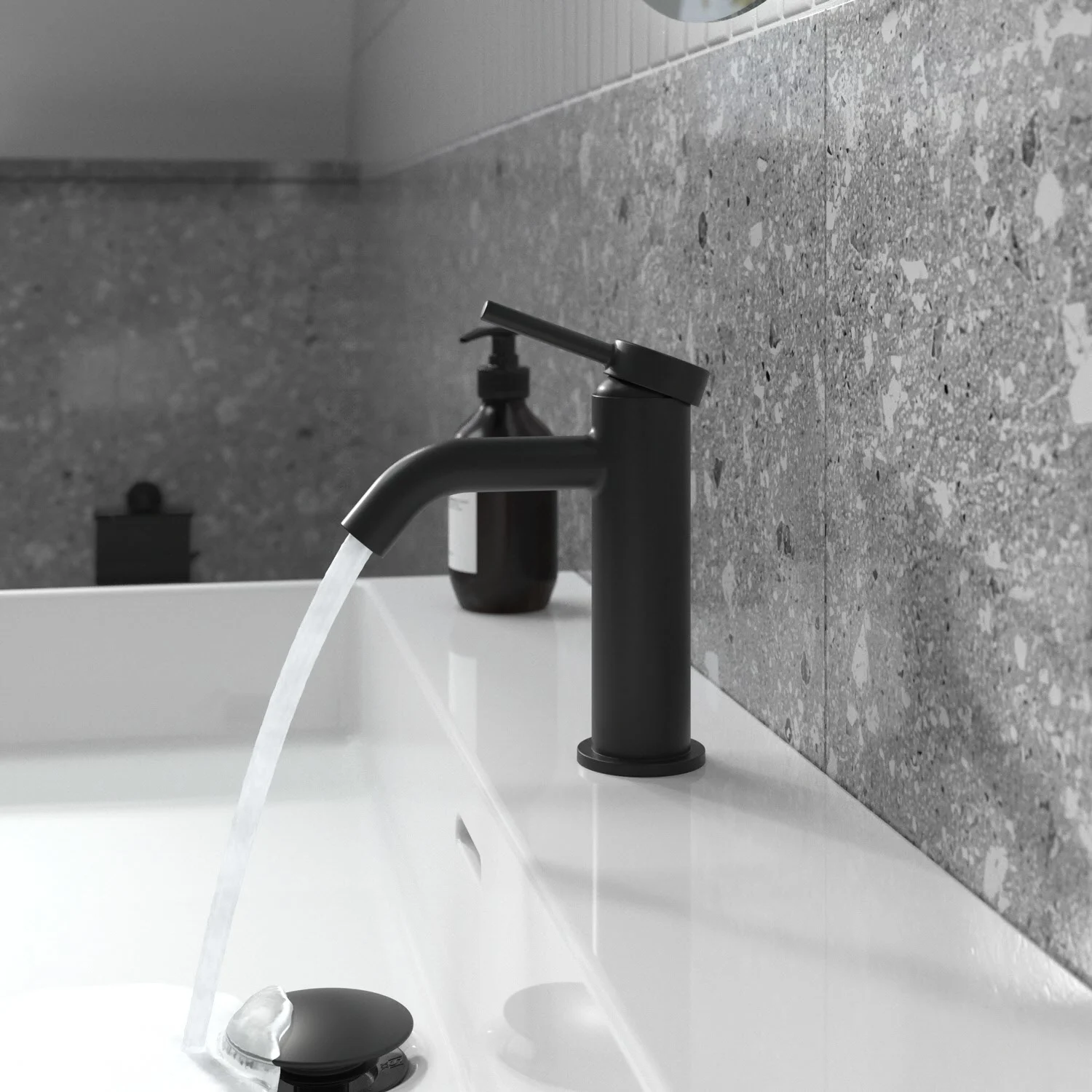 Bateria umywalkowa Ideal Standard Lastani z zaworem typu „push-open” Zdjęcie 5