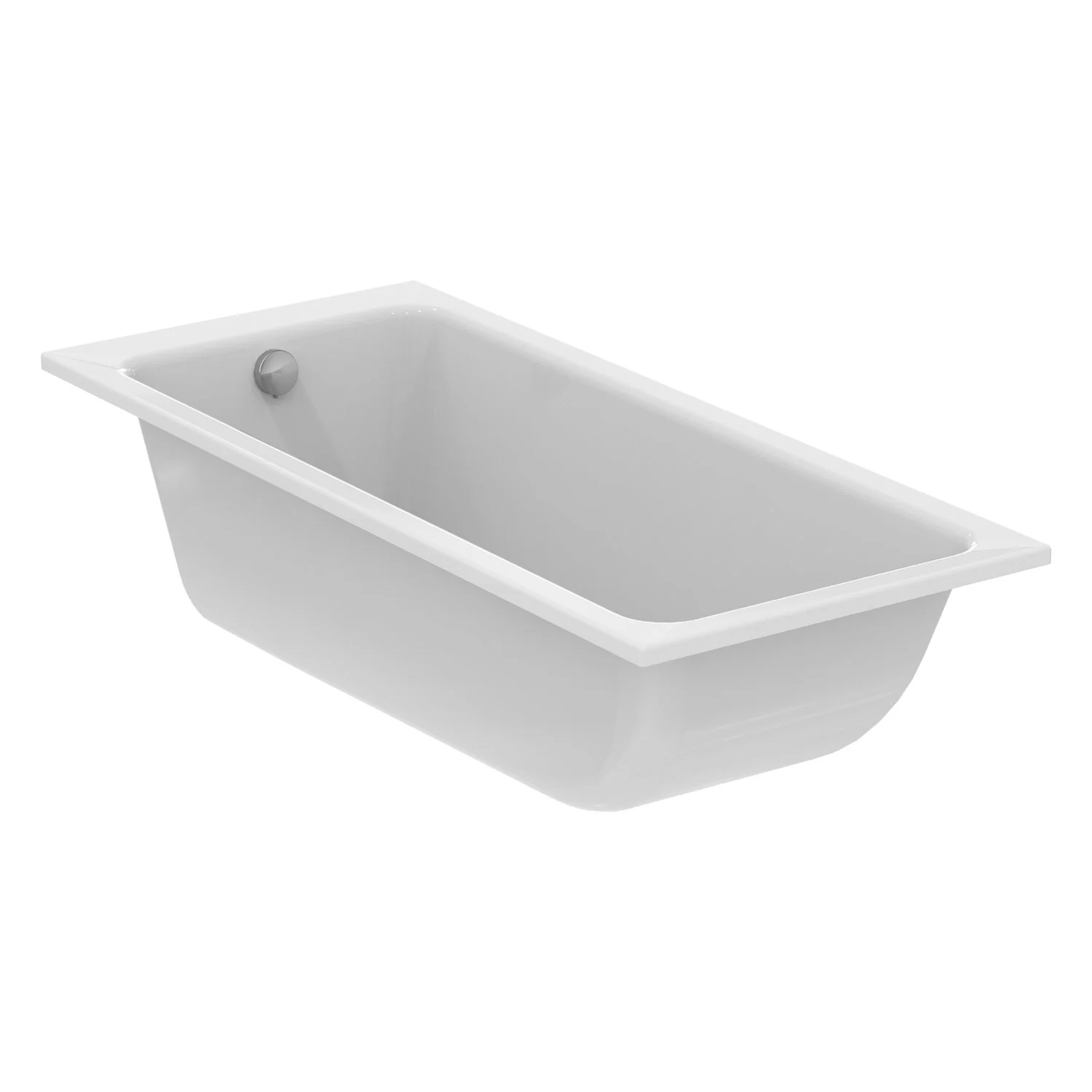 Biała wanna w widoku bocznym, Ideal Standard