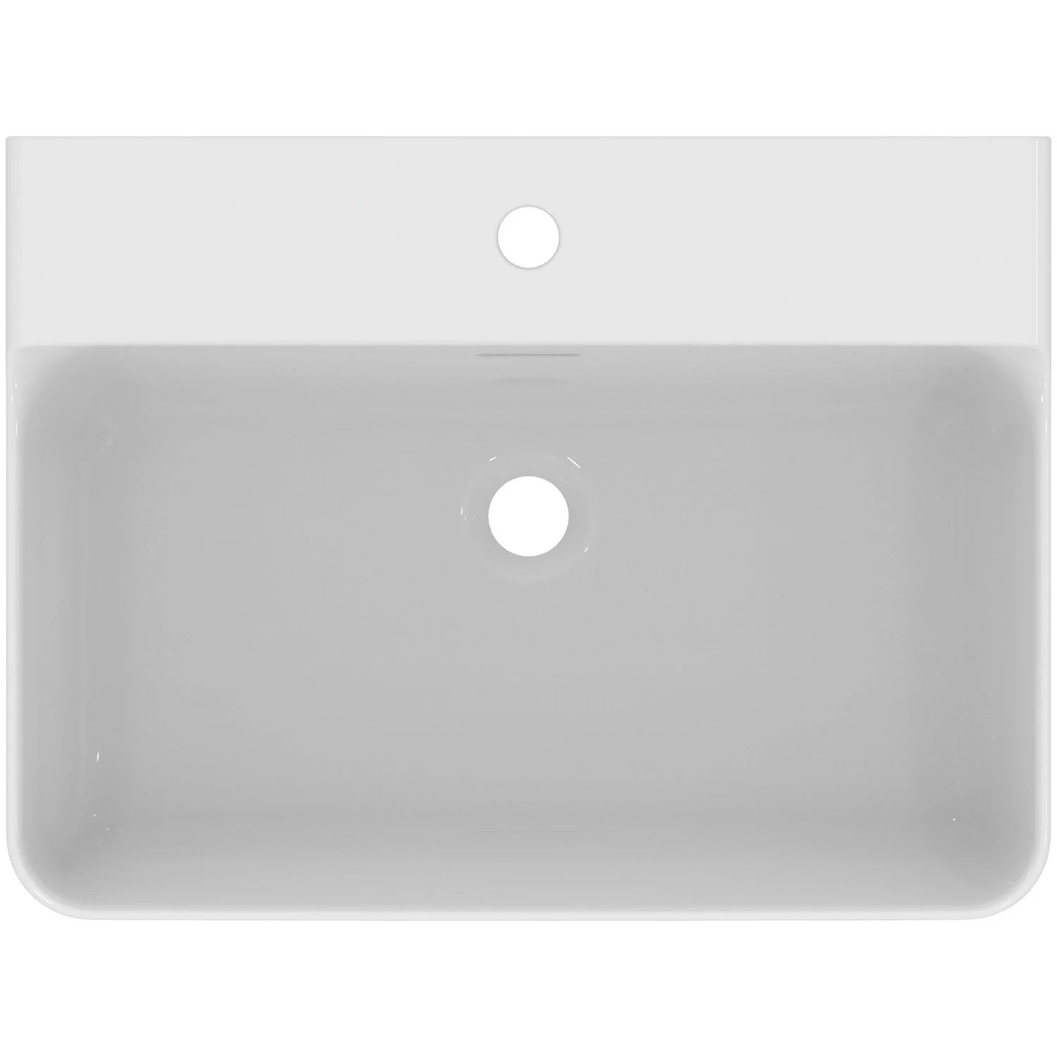 Ideal Standard Conca Waschtisch 60 cm, 1 Hahnloch, mit Überlauf, geschliffen Bild 3
