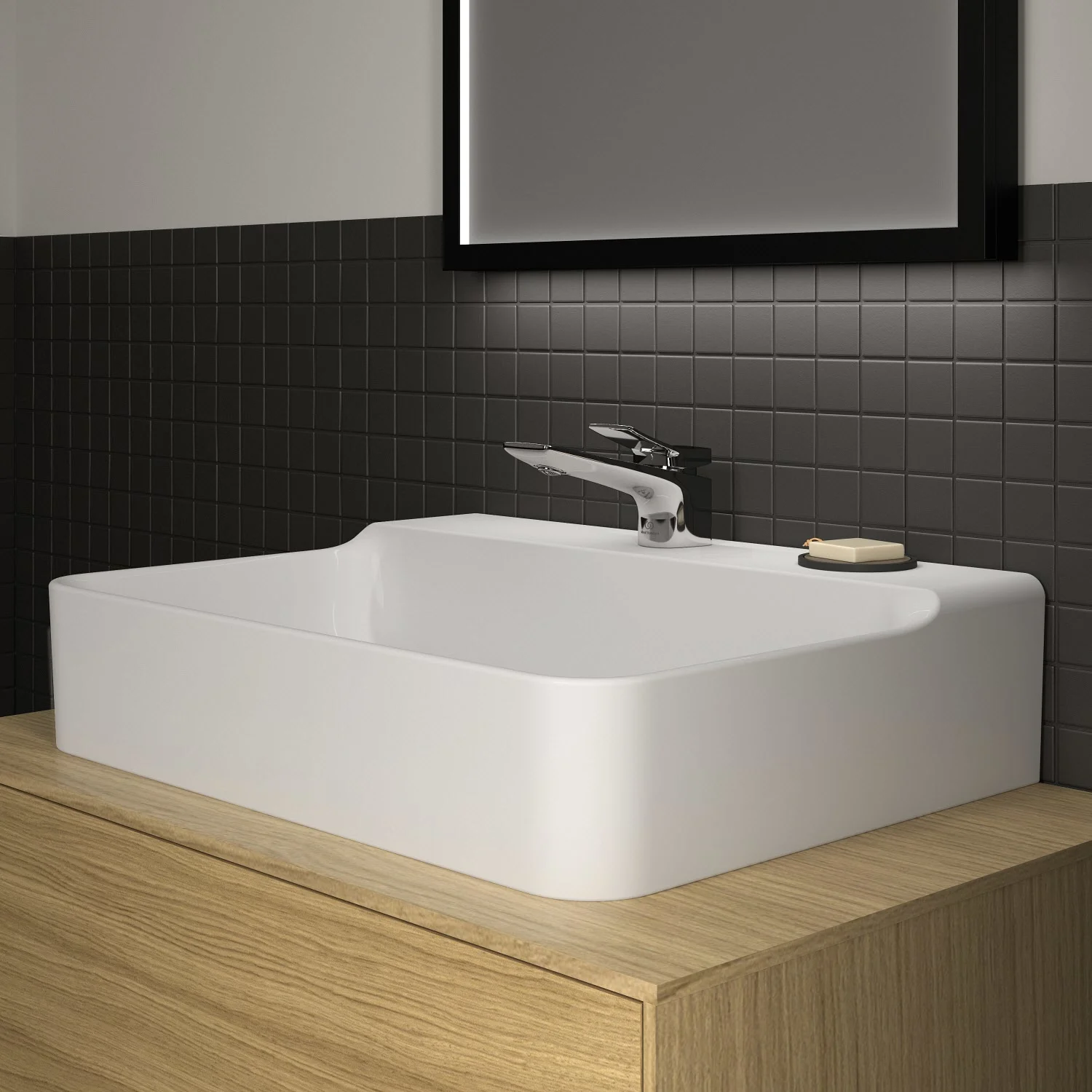 Ideal Standard Conca Waschtisch 60 cm, 1 Hahnloch, ohne Überlauf Bild 8