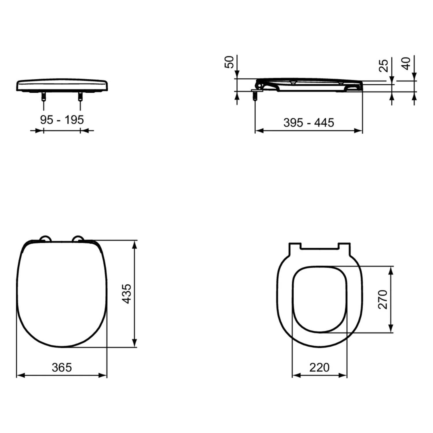 Ideal Standard Connect WC-Sitz mit Softclosing Bild 5
