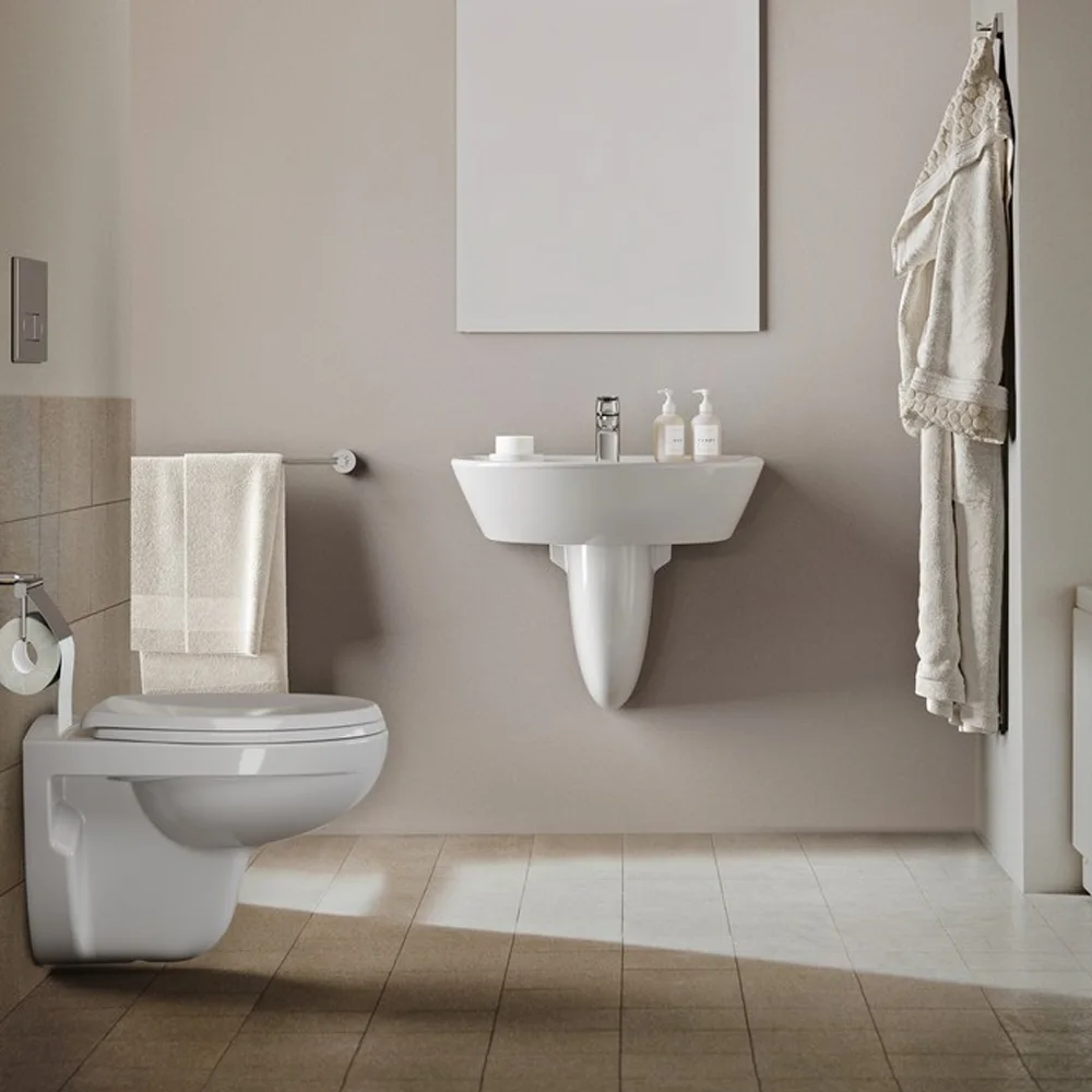 Ideal Standard Eurovit Wandtiefspül-WC, Spülrandlos Bild 4