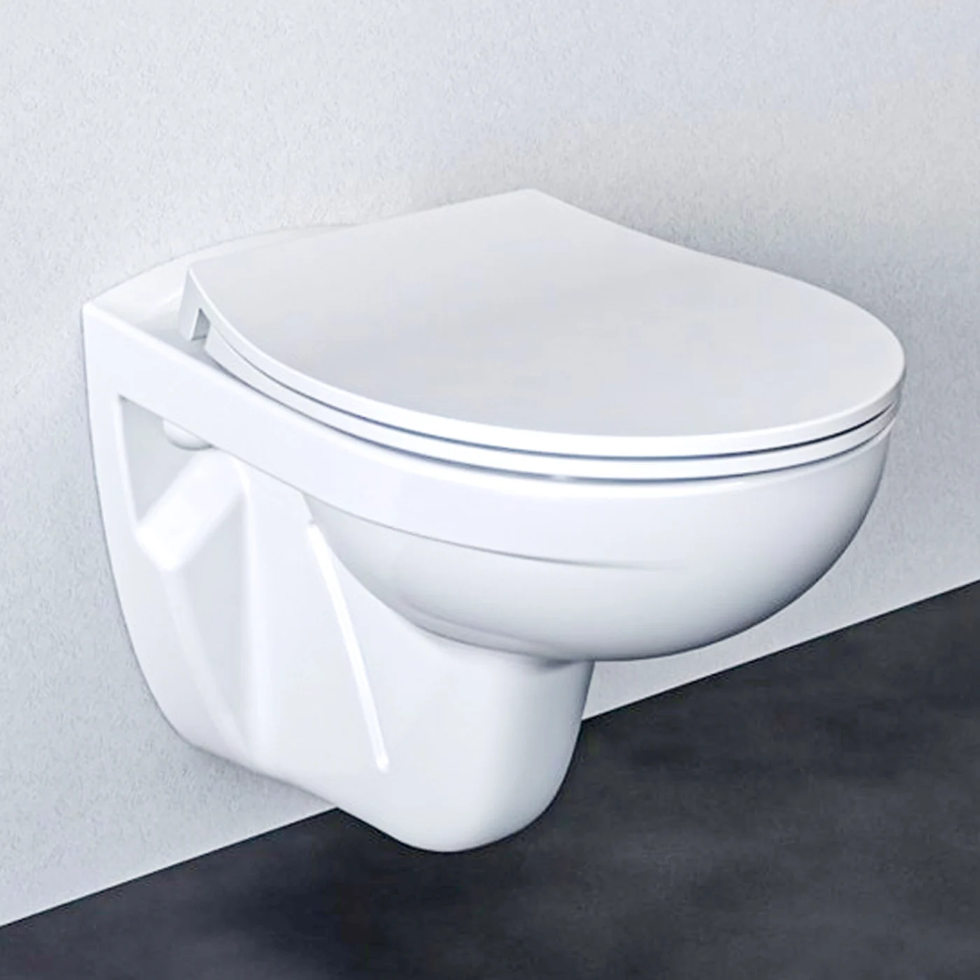 Ideal Standard Eurovit Wandtiefspül-WC, Spülrandlos