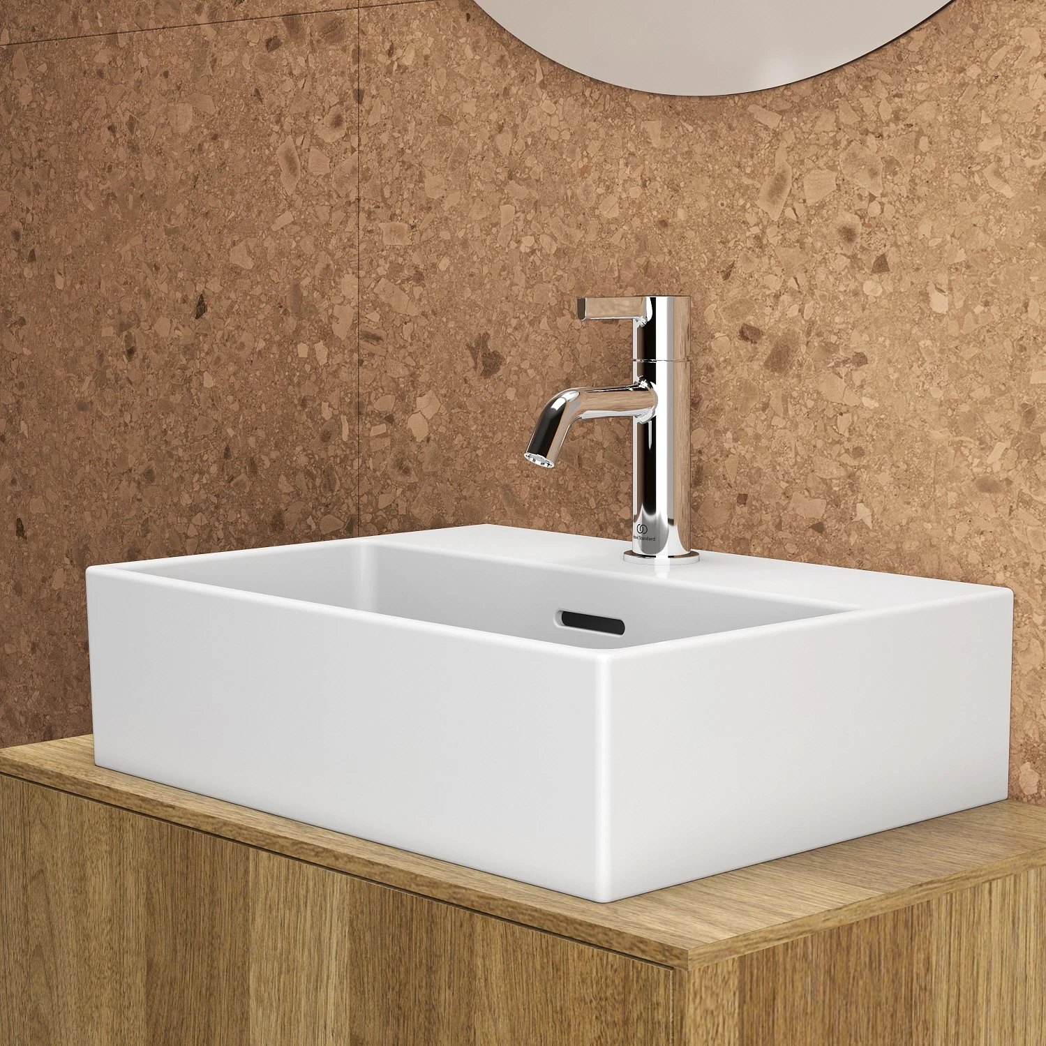 Ideal Standard Extra Handwaschbecken 45 cm, 1 Hahnloch, mit Überlauf Bild 7