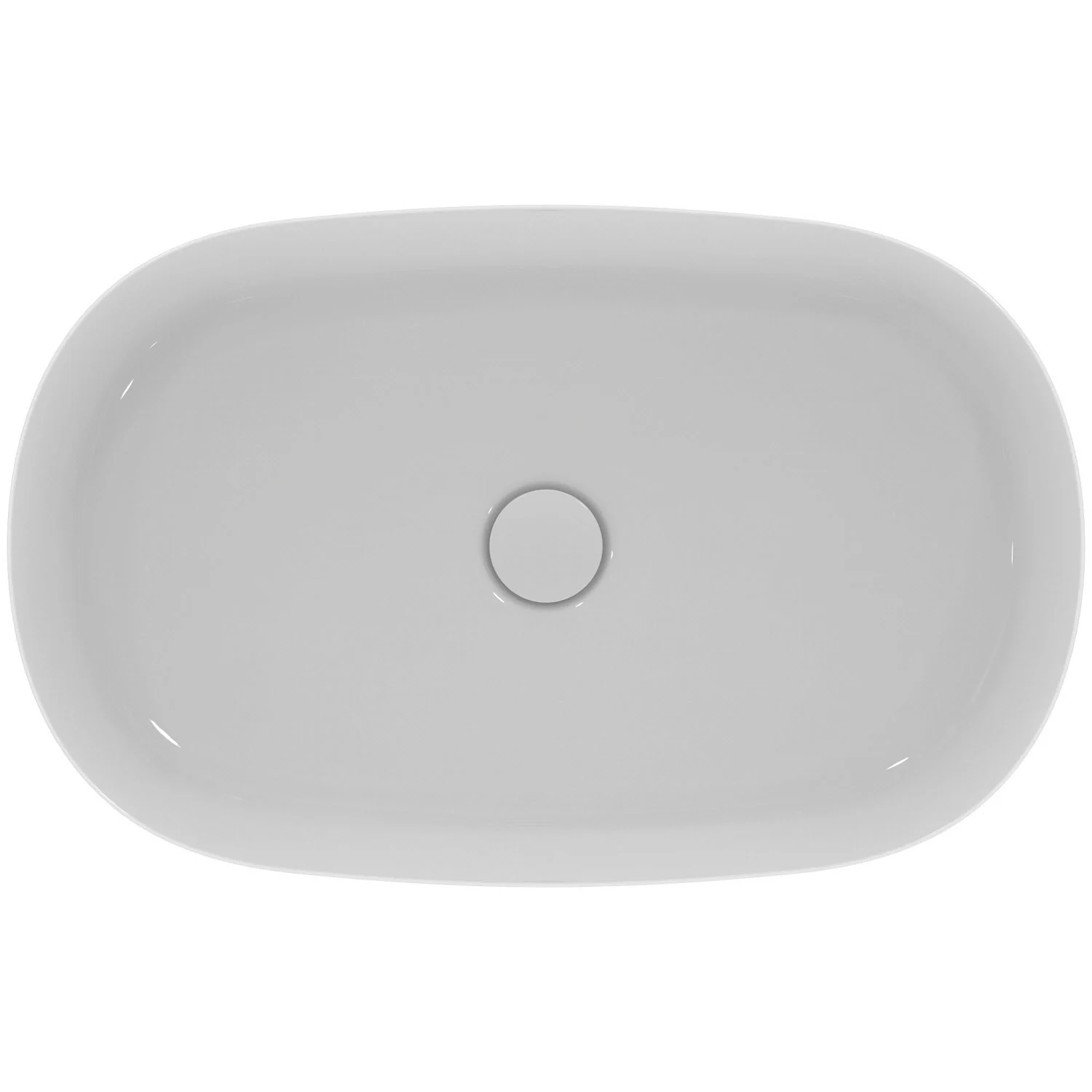 Ideal Standard Ipalyss Aufsatzschale oval ohne Überlauf, ohne Hahnloch 60 x 38 cm Bild 3