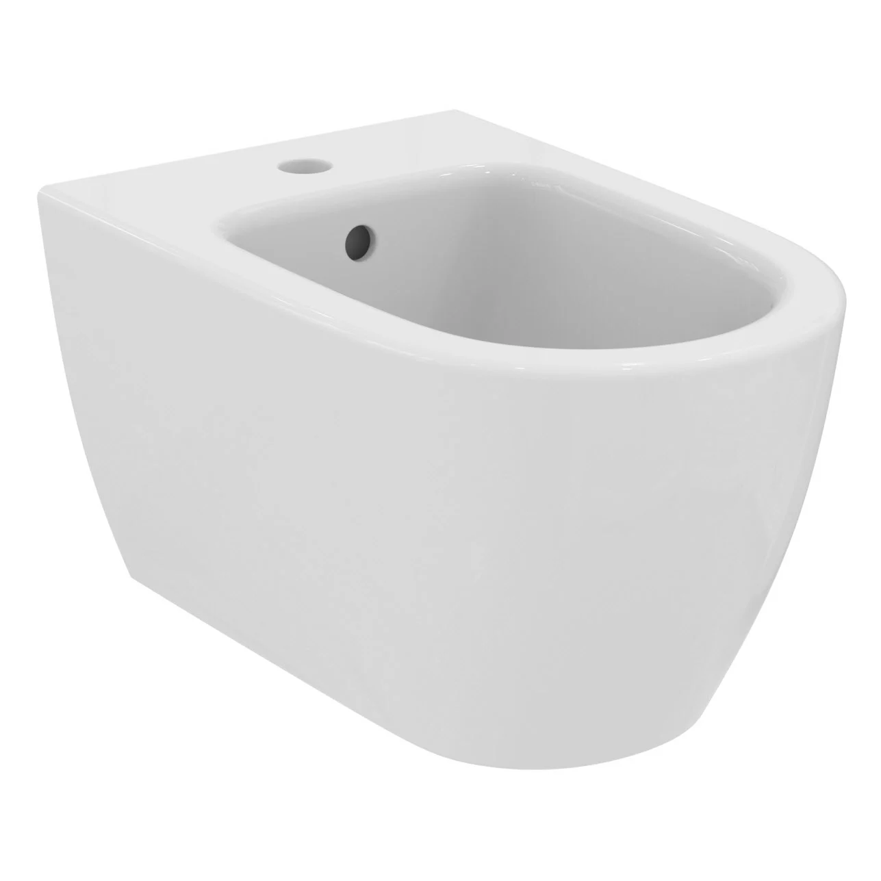 Ideal Standard i.life O Wand-Bidet, 1 Hahnloch, mit Überlauf Bild 2