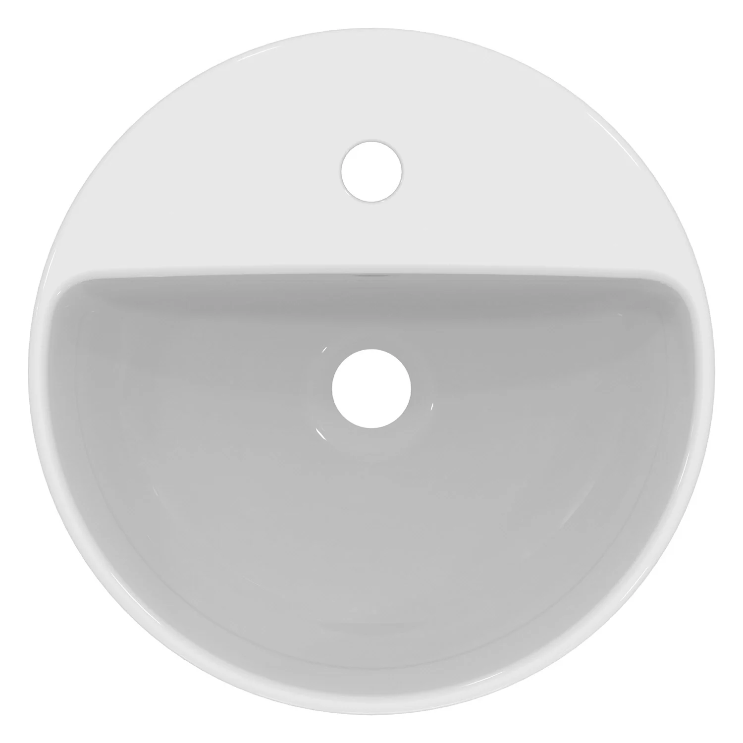 Ideal Standard i.life O Aufsatzwaschtisch 40 x 40 cm mit 1 Hahnloch und Überlauf Bild 5