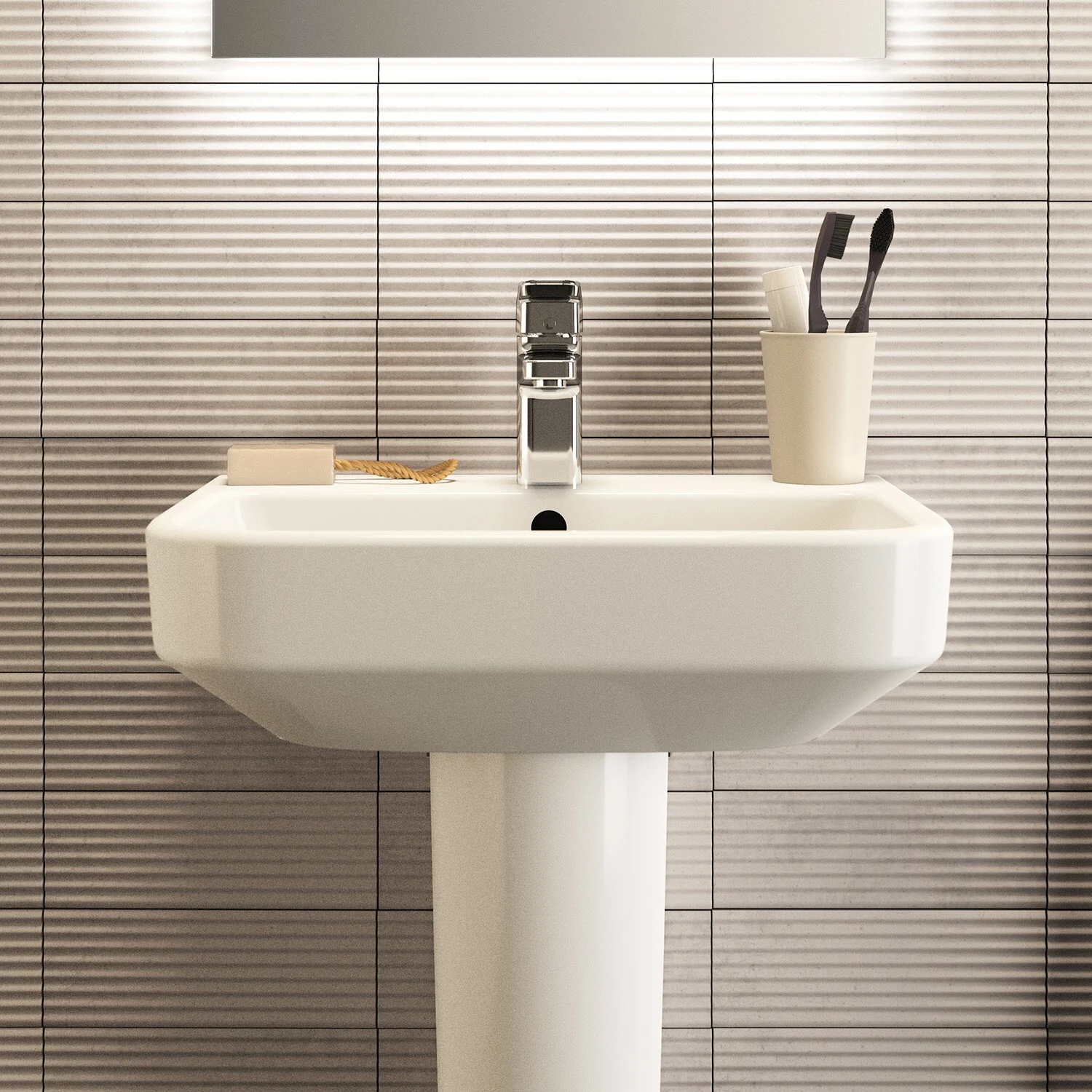 Ideal Standard i.life S Waschtisch 50 cm, 1 Hahnloch, mit Überlauf Bild 6