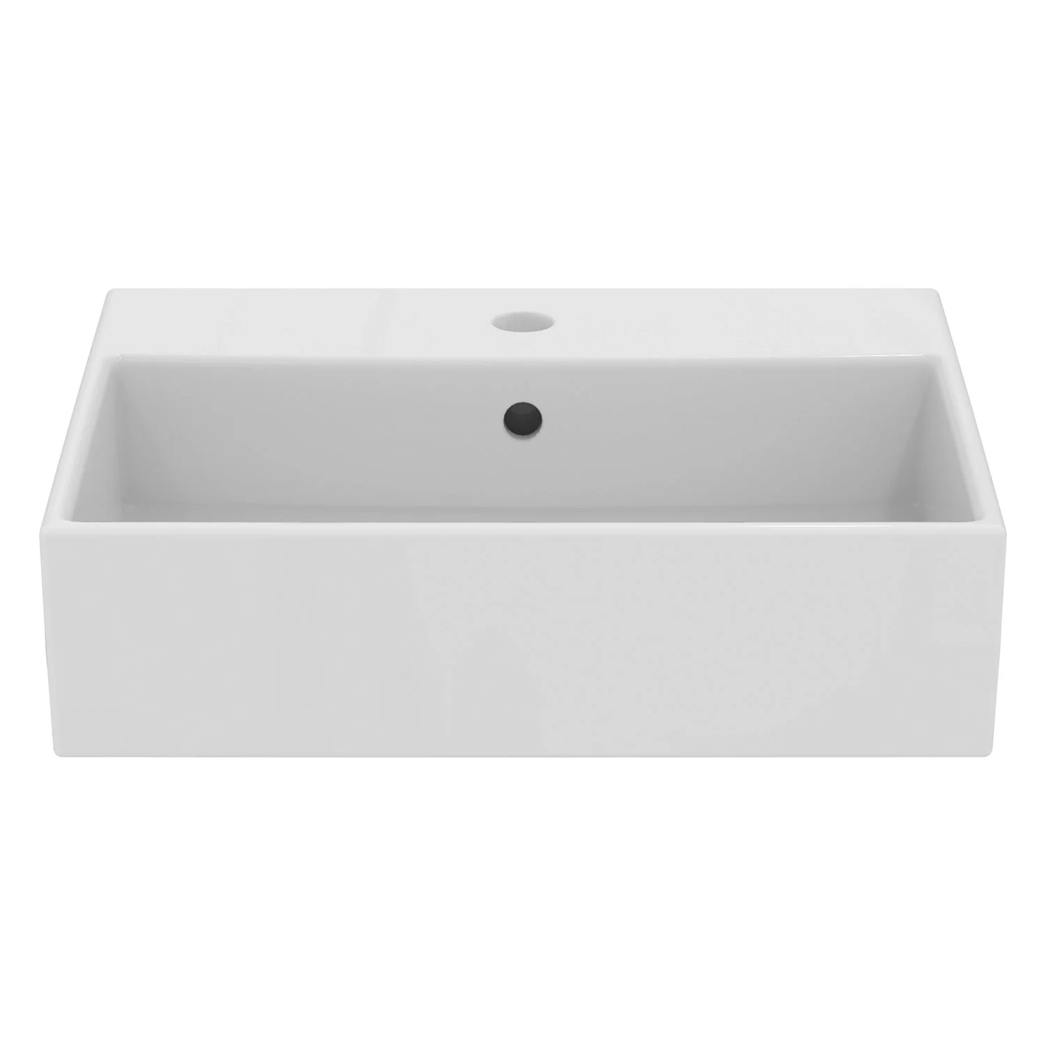 Ideal Standard i.life B – umywalka nablatowa 50 cm, 1 otwór na baterię, z przelewem Zdjęcie 2