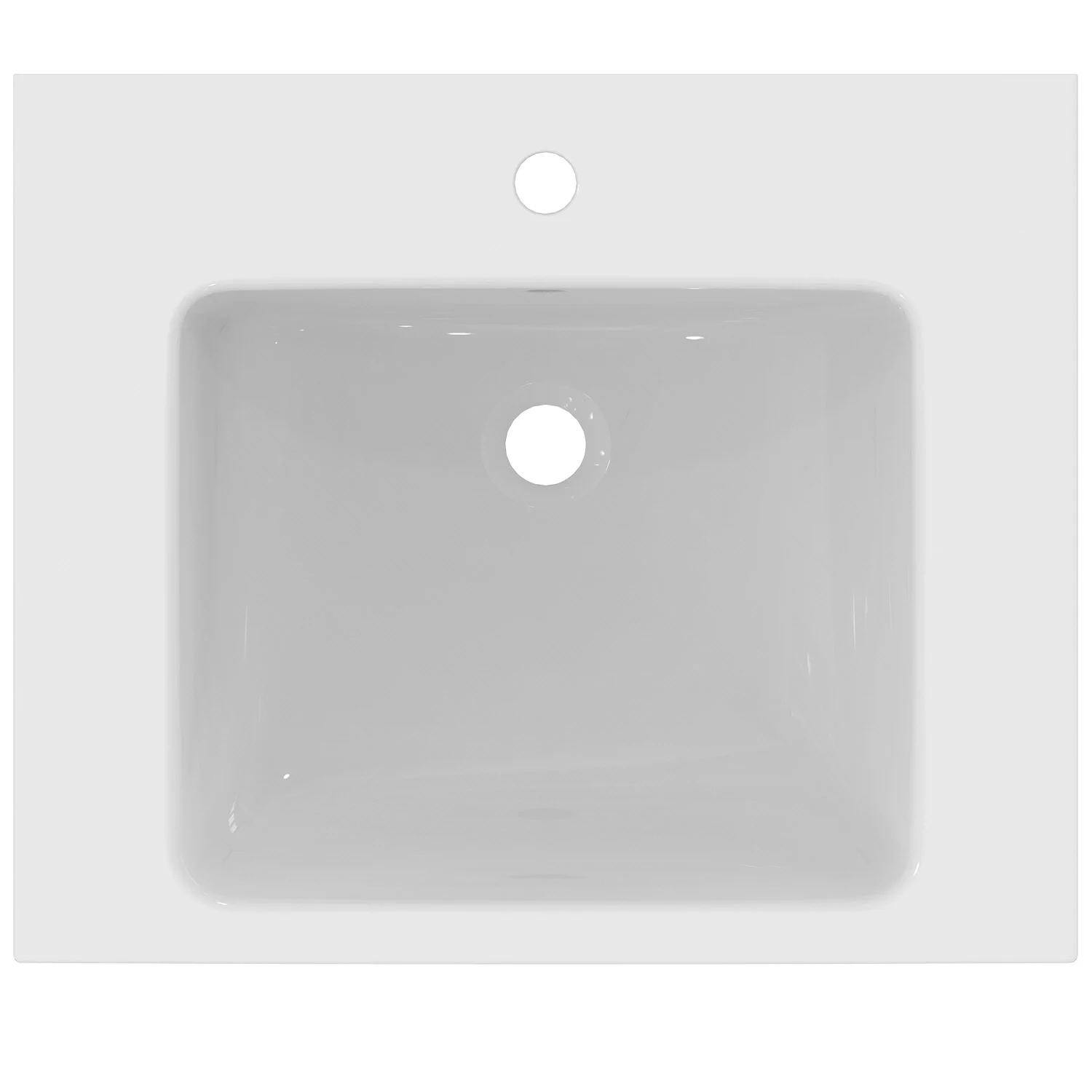 Ideal Standard i.life B Möbelwaschtisch 61 cm, 1 Hahnloch, mit Überlauf Bild 6