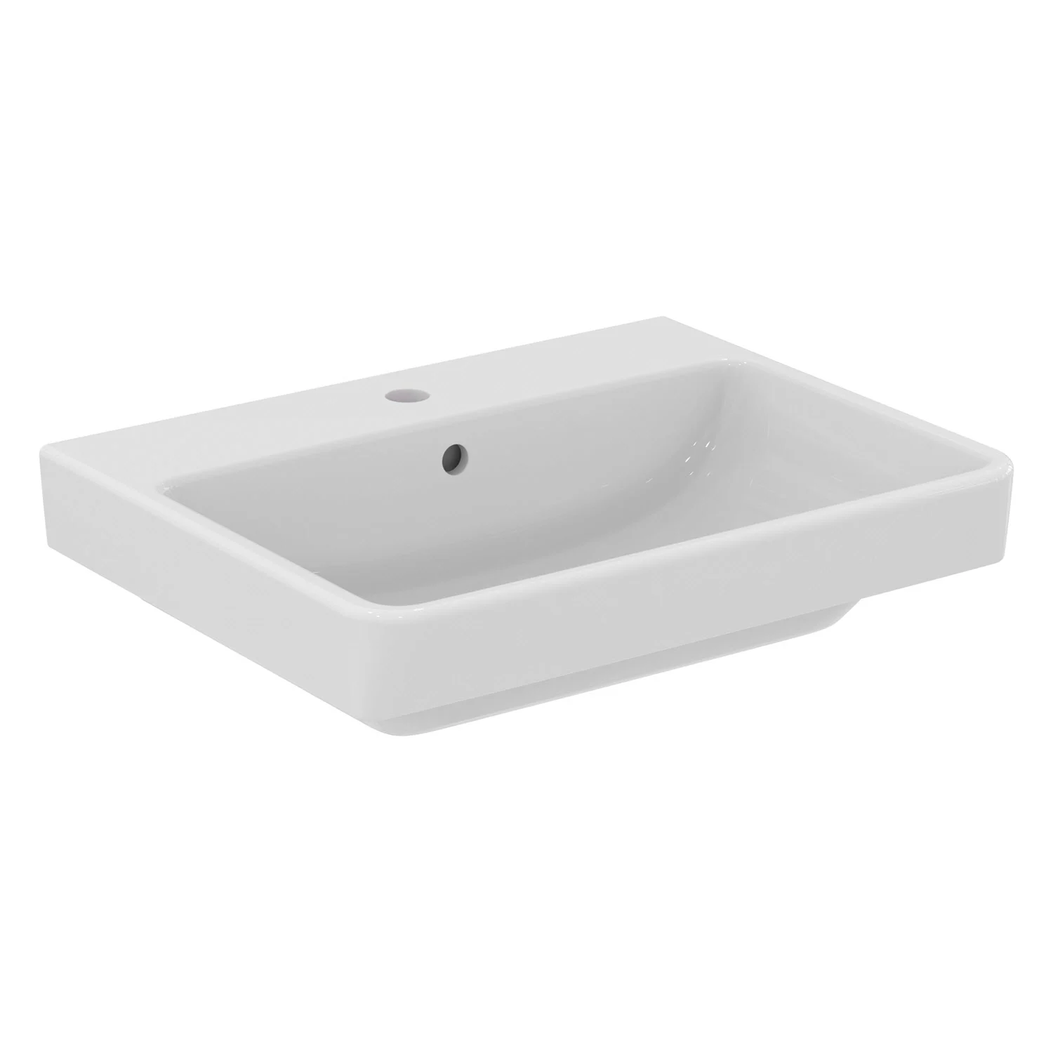 Umywalka meblowa Ideal Standard i.life B 60 cm, 1 otwór na baterię, z przelewem i systemem Ideal Plus