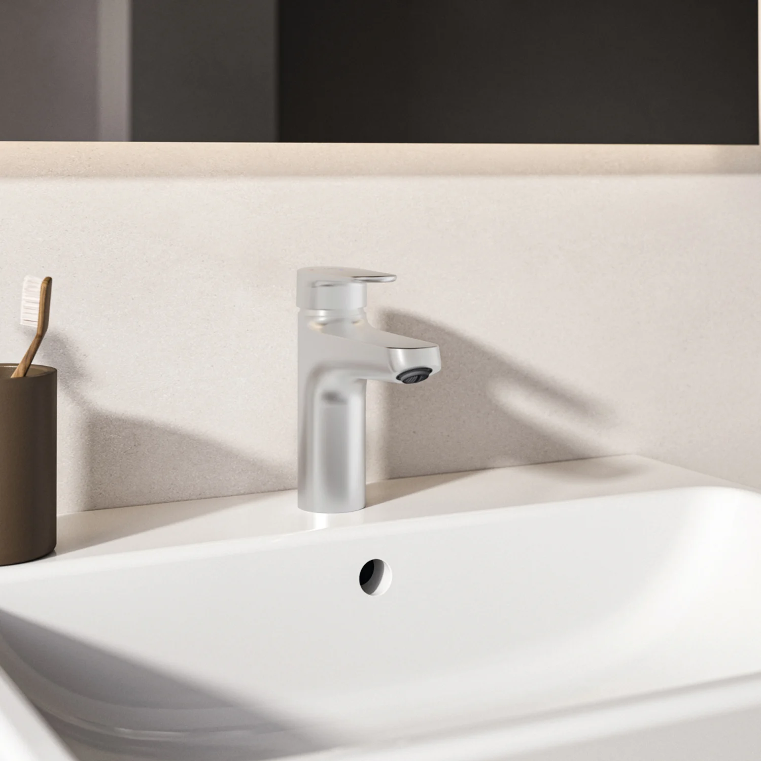 Umywalka meblowa Ideal Standard i.life B 60 cm, 1 otwór na baterię, z przelewem i systemem Ideal Plus Zdjęcie 2