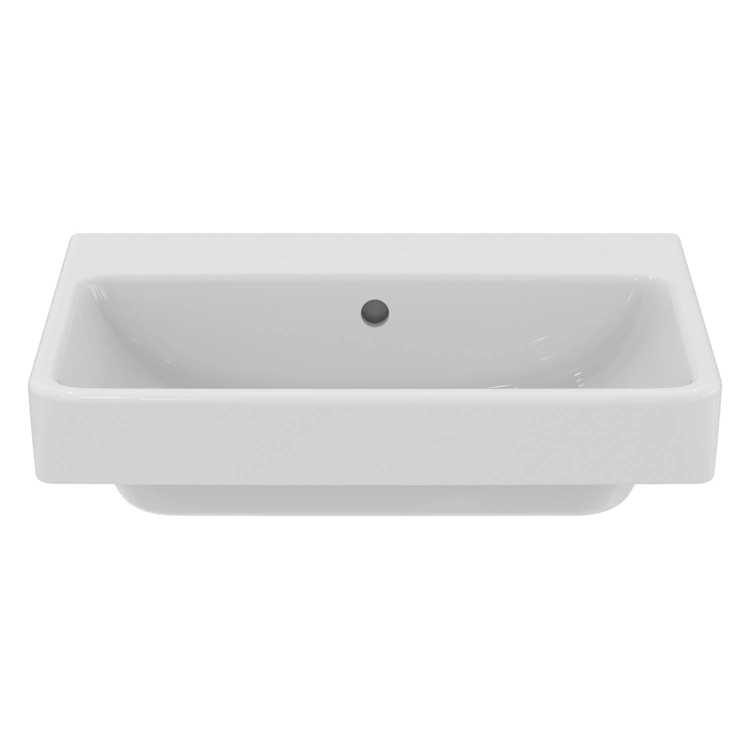 Umywalka meblowa Ideal Standard i.life B 55 cm, bez otworu na baterię, z przelewem i systemem Ideal Plus Zdjęcie 2