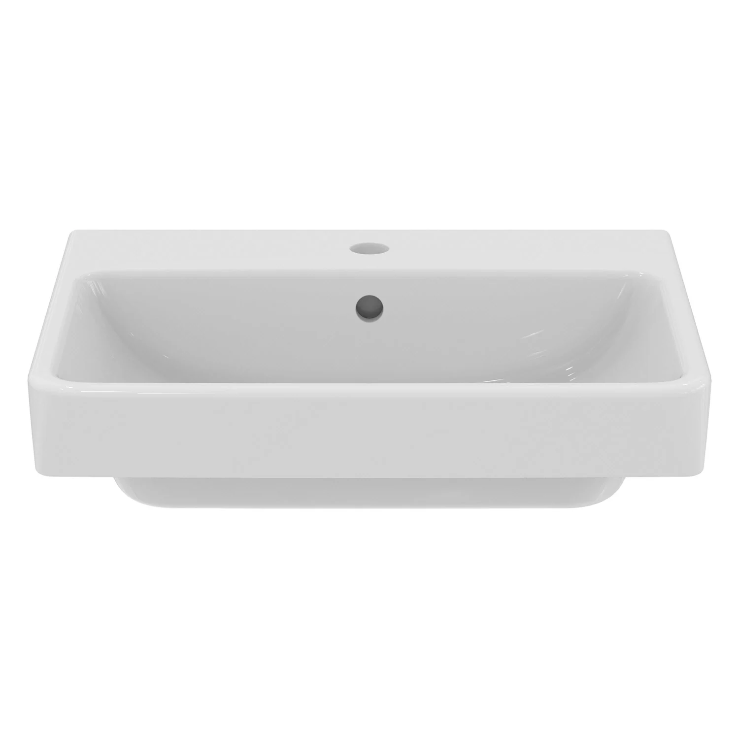 Umywalka meblowa Ideal Standard i.life B 55 cm, 1 otwór na baterię, z przelewem i systemem Ideal Plus Zdjęcie 2
