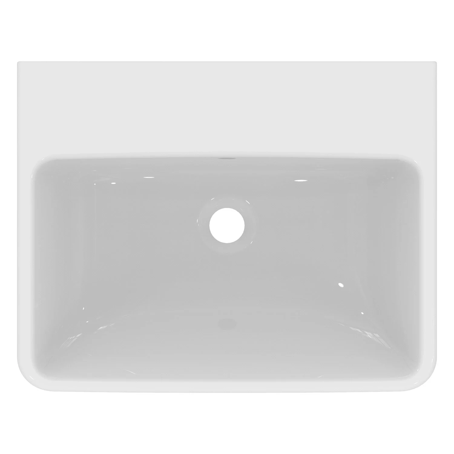 Umywalka meblowa Ideal Standard i.life B 55 cm, bez otworu na baterię, z przelewem i systemem Ideal Plus Zdjęcie 5