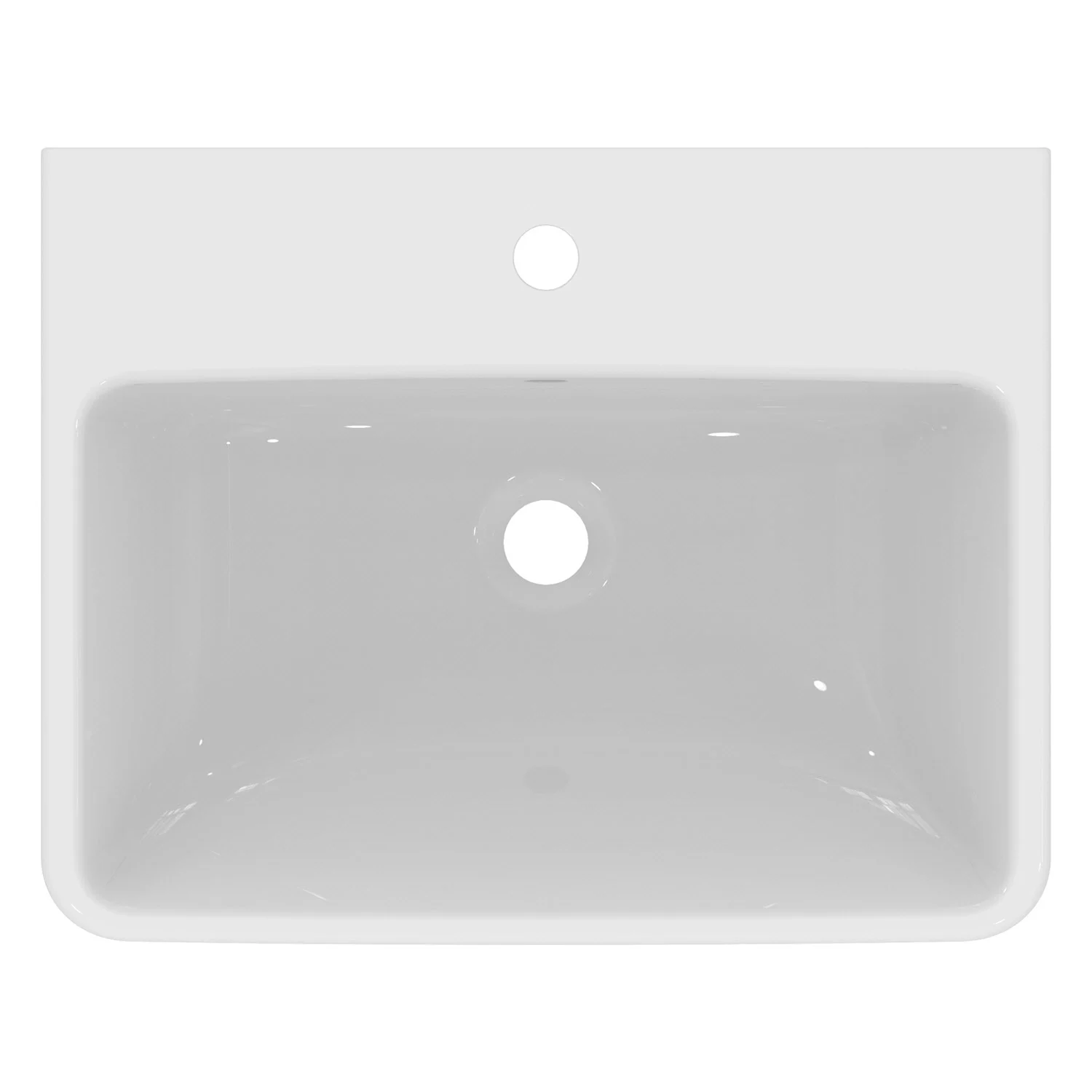 Umywalka meblowa Ideal Standard i.life B 55 cm, 1 otwór na baterię, z przelewem i systemem Ideal Plus Zdjęcie 5