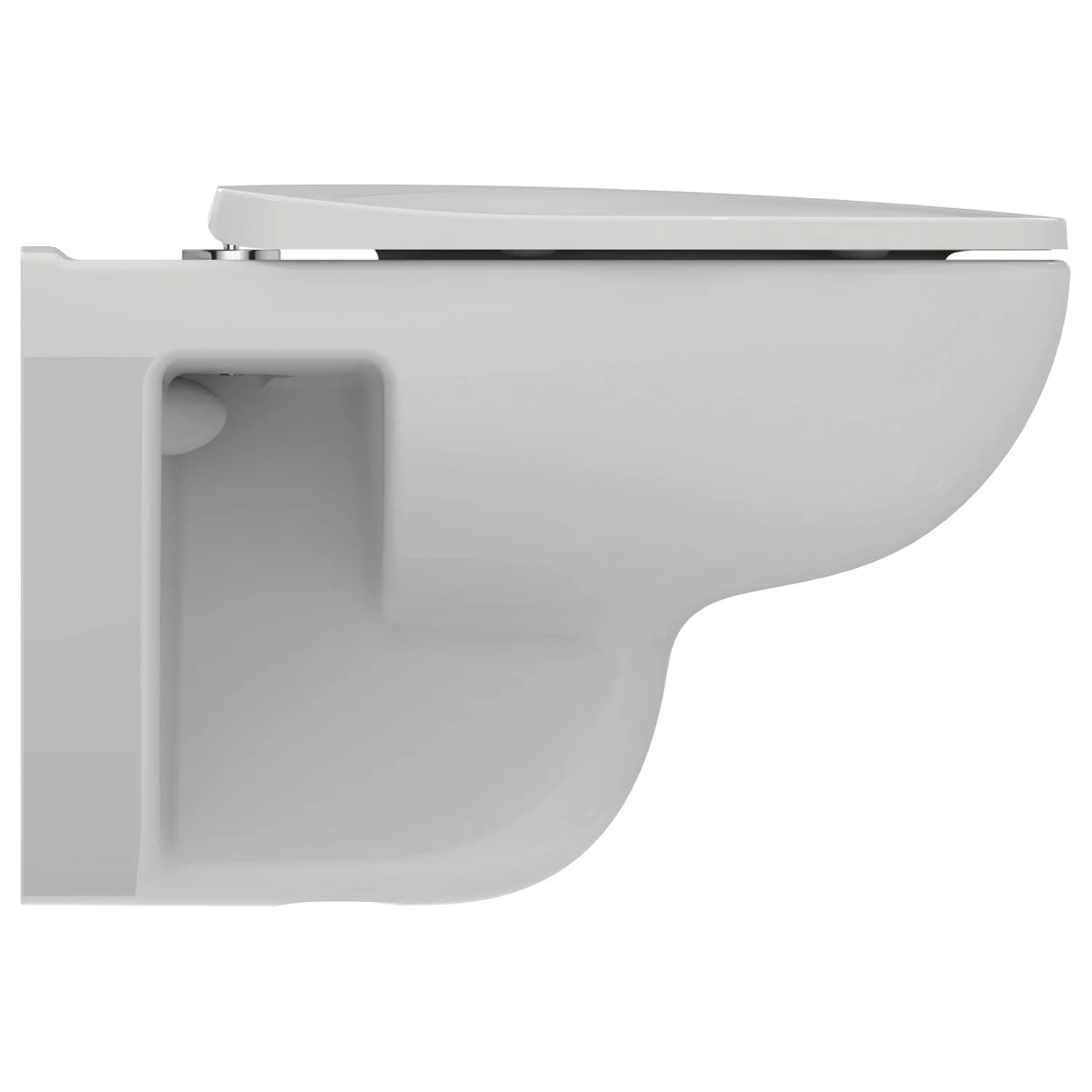 Widok z boku białej toalety, Ideal Standard