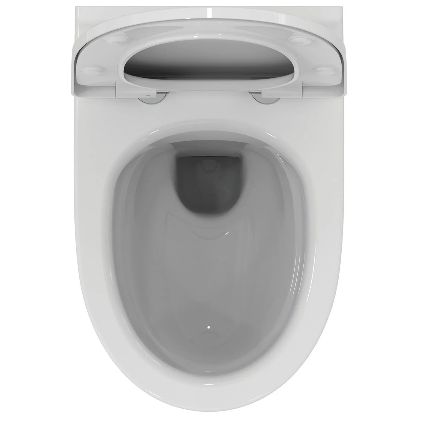 Toaleta z góry z otwartą pokrywą, Ideal Standard