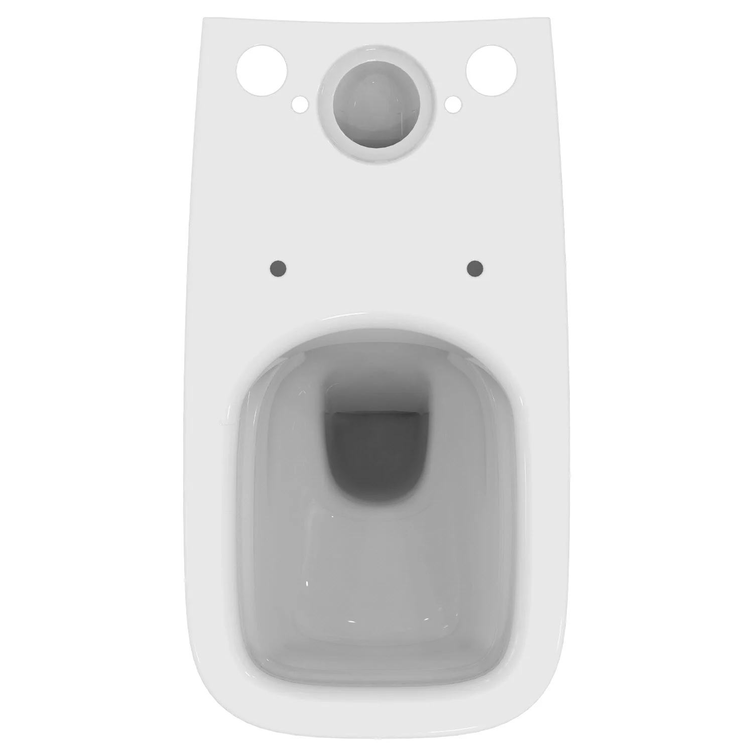 Miska WC widok z góry, biała ceramika, Ideal Standard