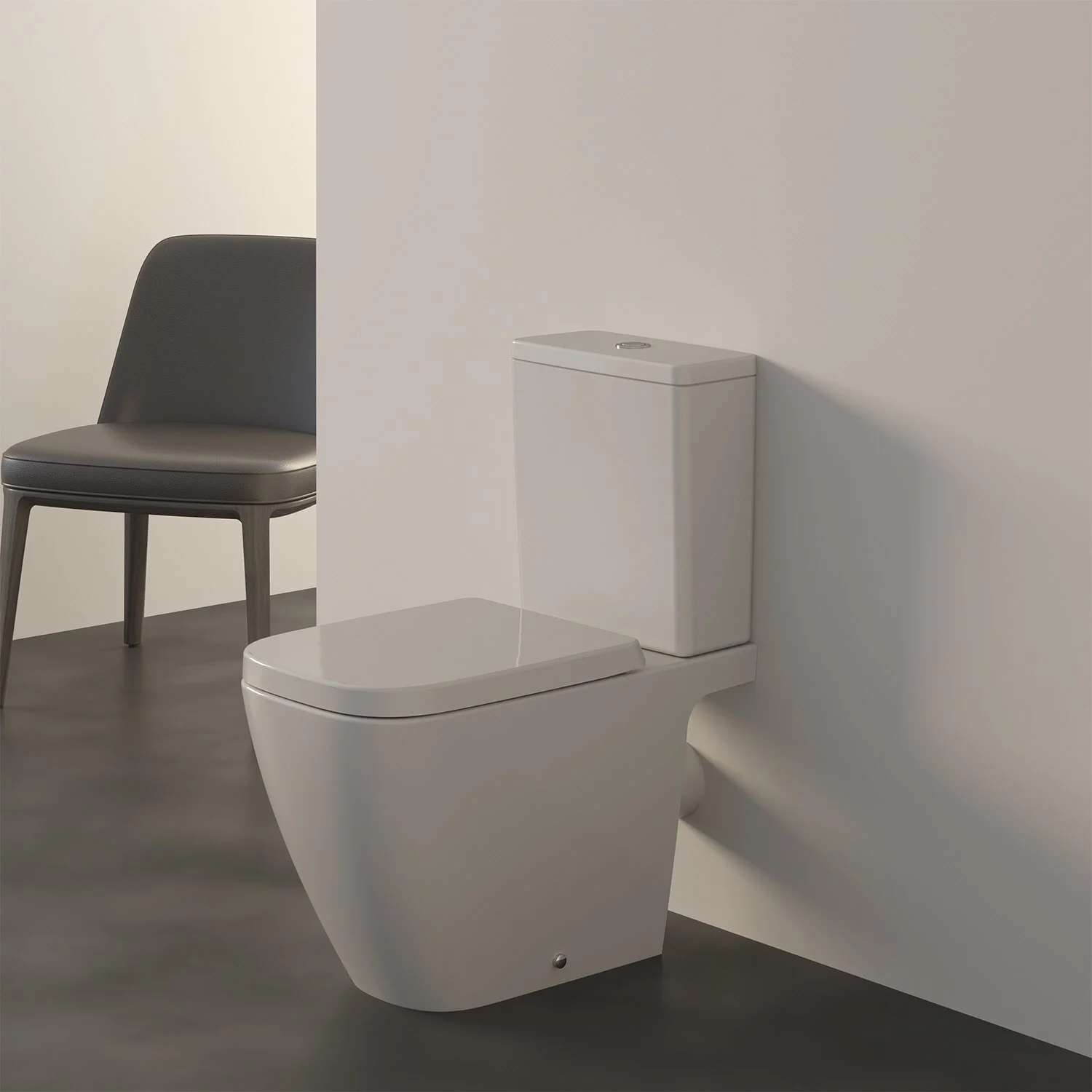 Toaleta ze spłuczką w łazience, Ideal Standard