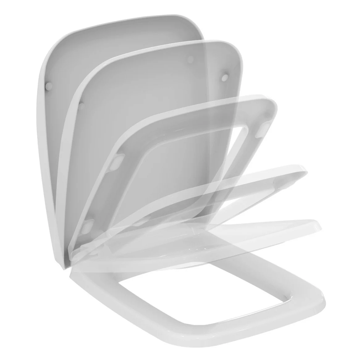 Deska sedesowa z mechanizmem wolnego opadania w ruchu, Ideal Standard