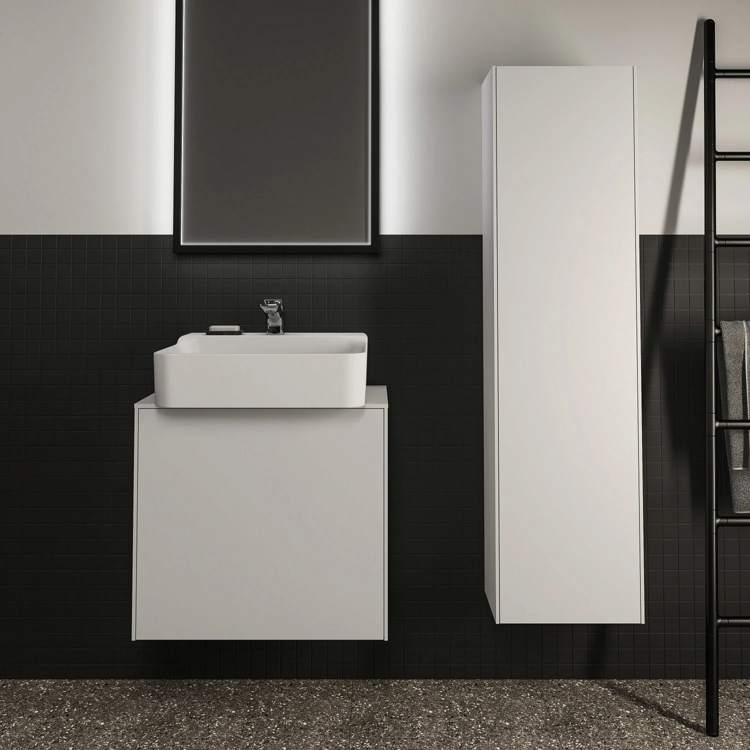 Ideal Standard Conca Halbhochschrank 37 x 140 cm, 1 Tür Bild 4